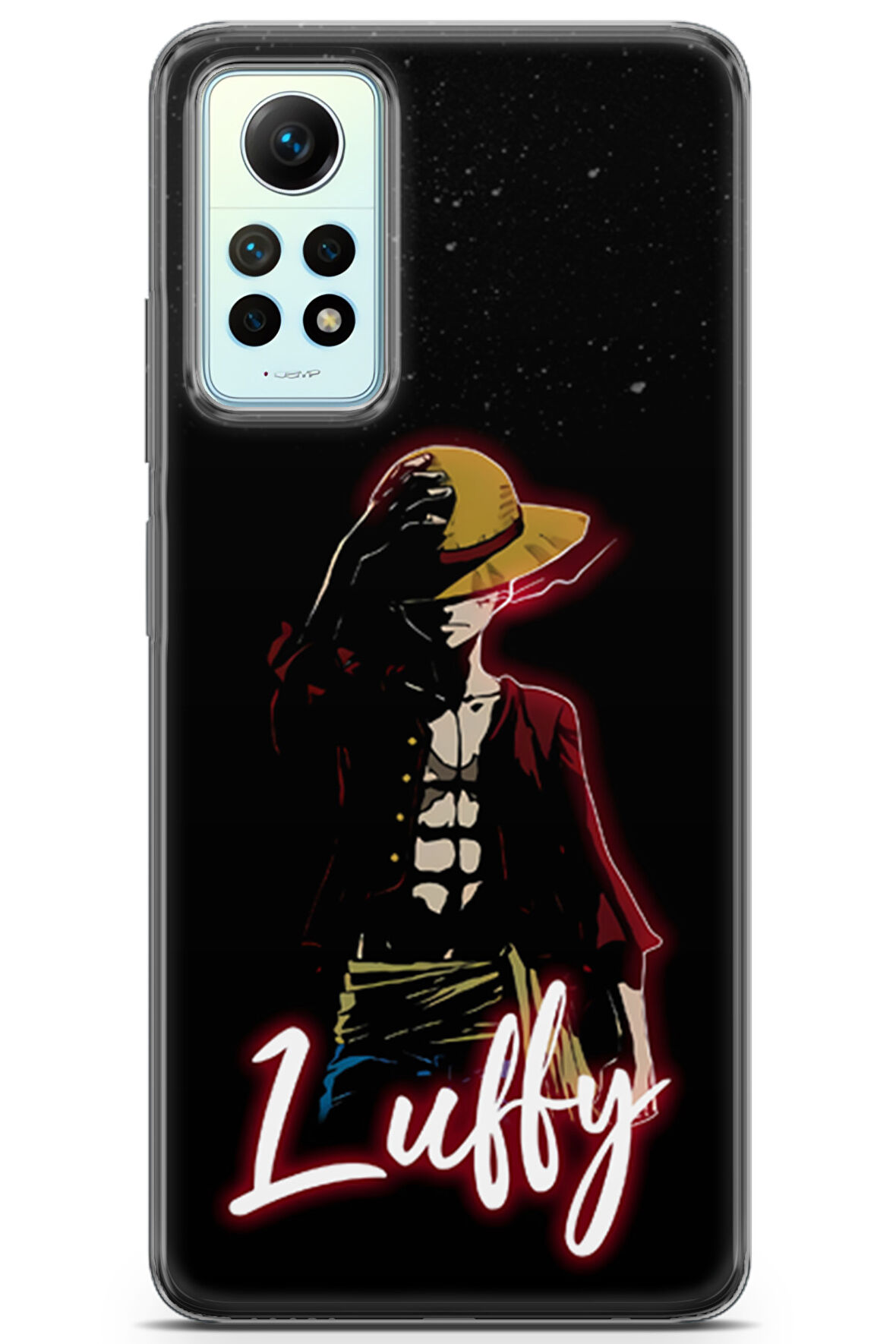 Xiaomi Redmi Note 12 Pro 4G uyumlu Anime 36 Kab One Piece Luffy Siyah