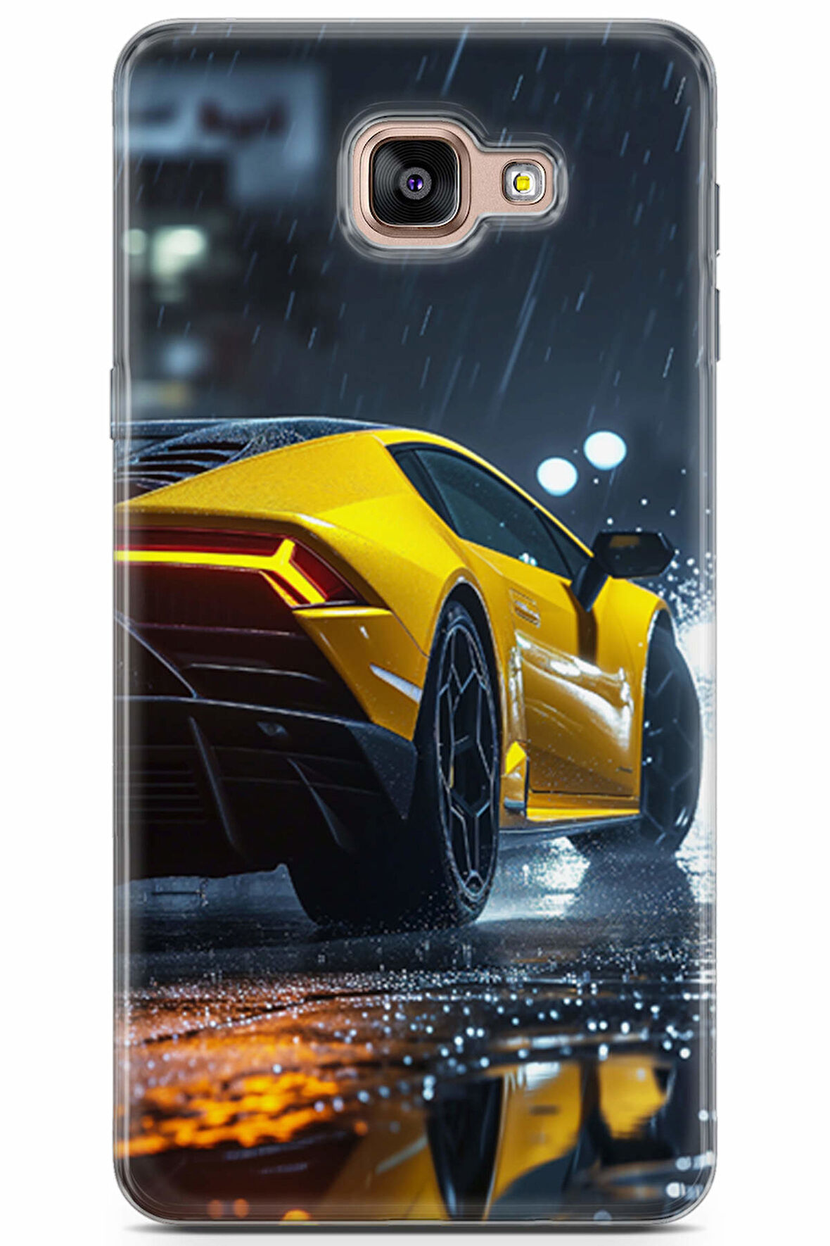 Samsung Galaxy A7 2016 uyumlu Otomoto 3 Soft Silikon Civ Civ Lambo