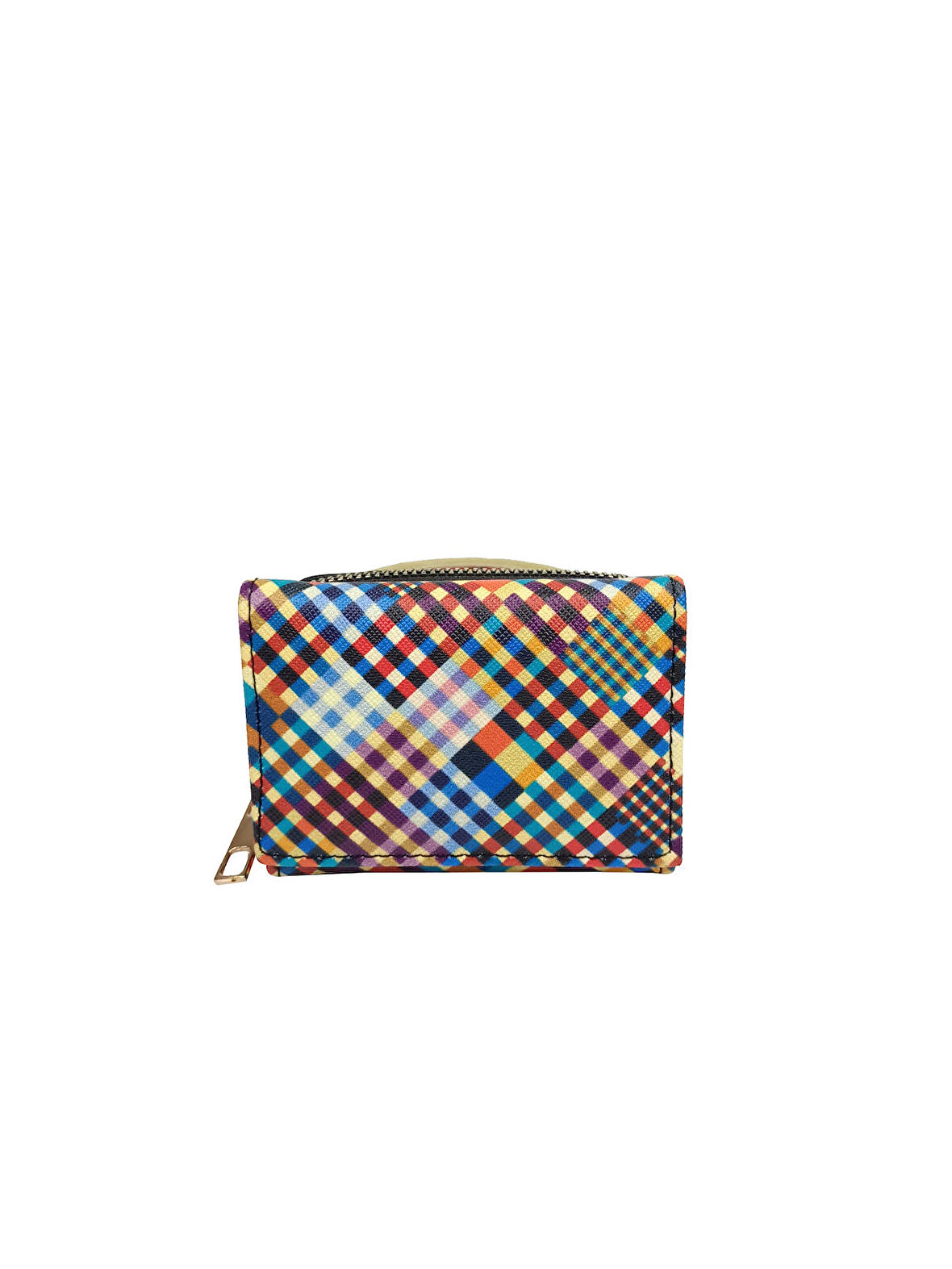 SİA ÇANTA Ollbag Cüzdan Mini Trend Cıtlı Katlanmış Bozuk Para Gözlü Renkli Zemin  Kaliteli Mükemmel İşçilikli Cüzdan