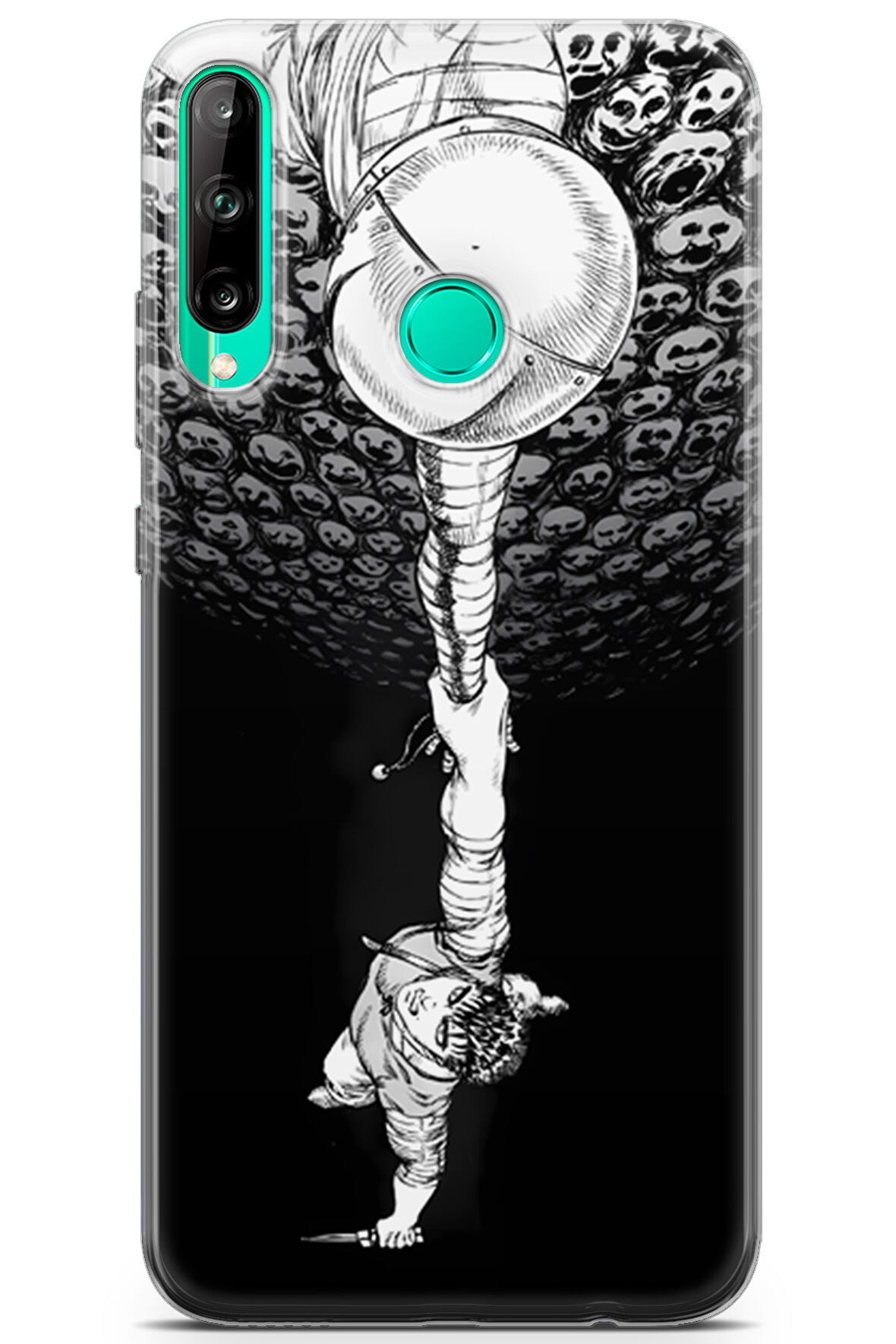 Huawei P40 Lite E uyumlu Anime 26 Soft Silikon Berserk Eclipse
