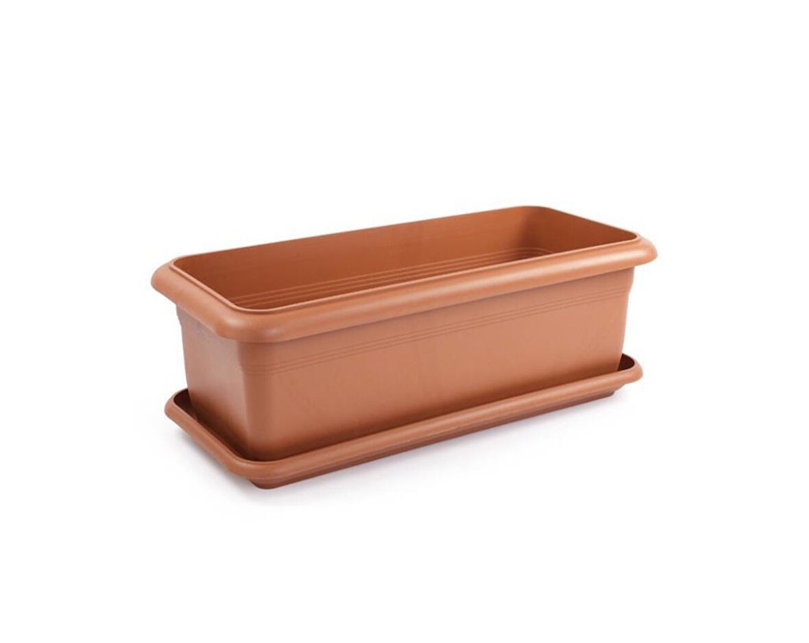 Omnipazar SO-V692 Tabaklı Villa Bahçe Saksı Takımı 62 Litre No 2