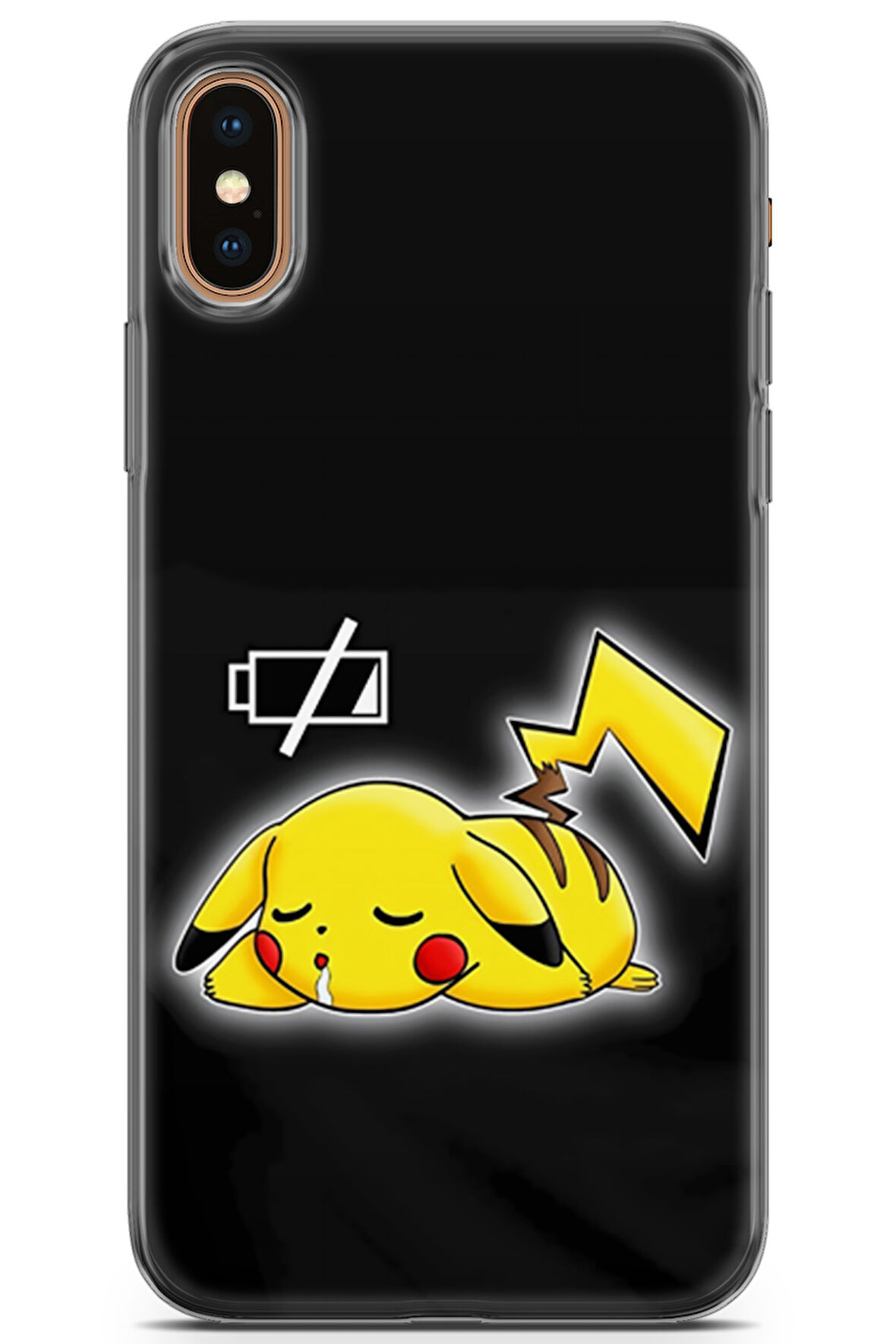 Apple iPhone XS Max uyumlu Pokemon 16 HD Kapak Pilim Bitti
