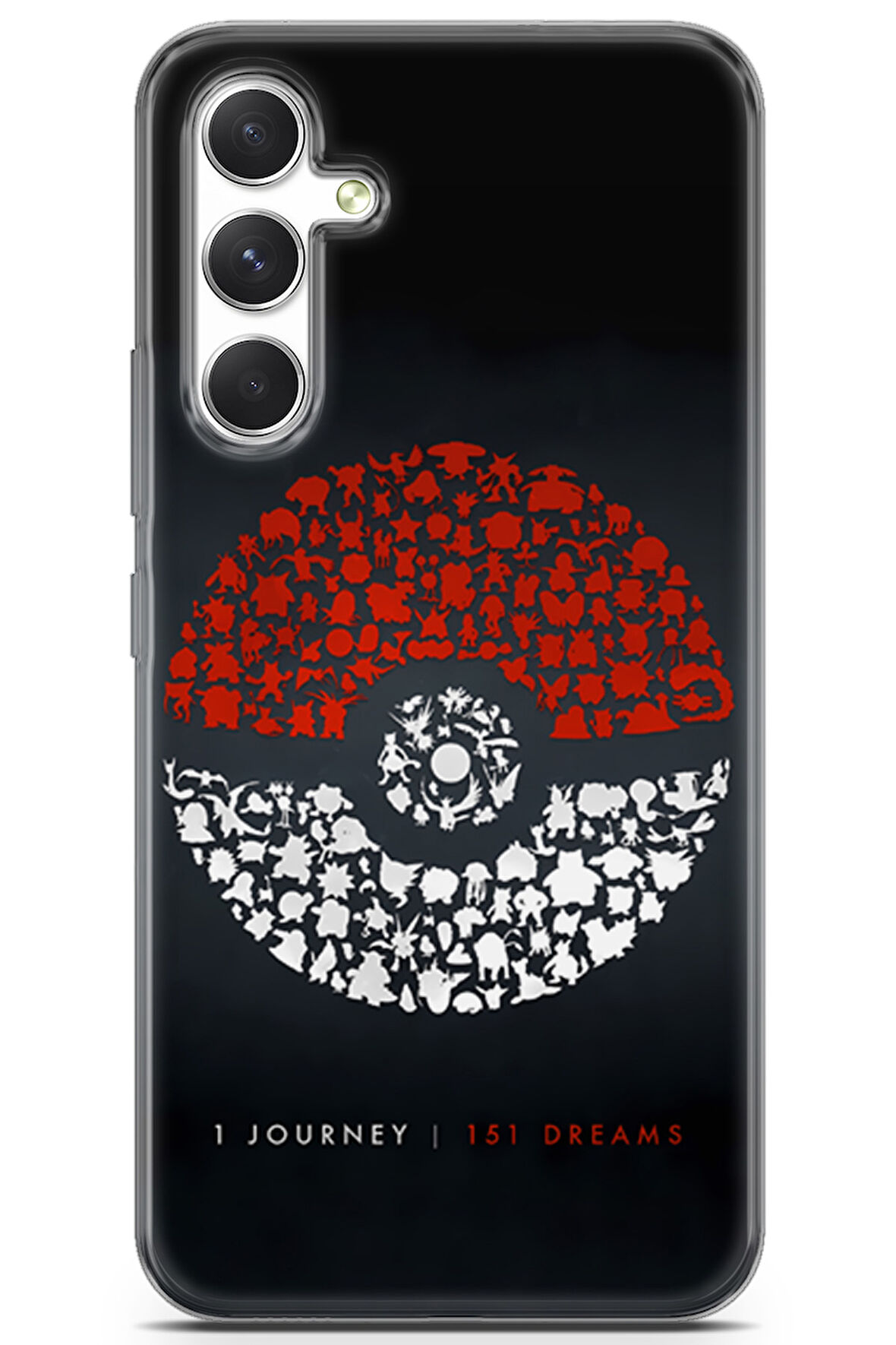 Samsung Galaxy A54 5G uyumlu Pokemon 25 HD Tasarım Pokemon Go Toplaşma