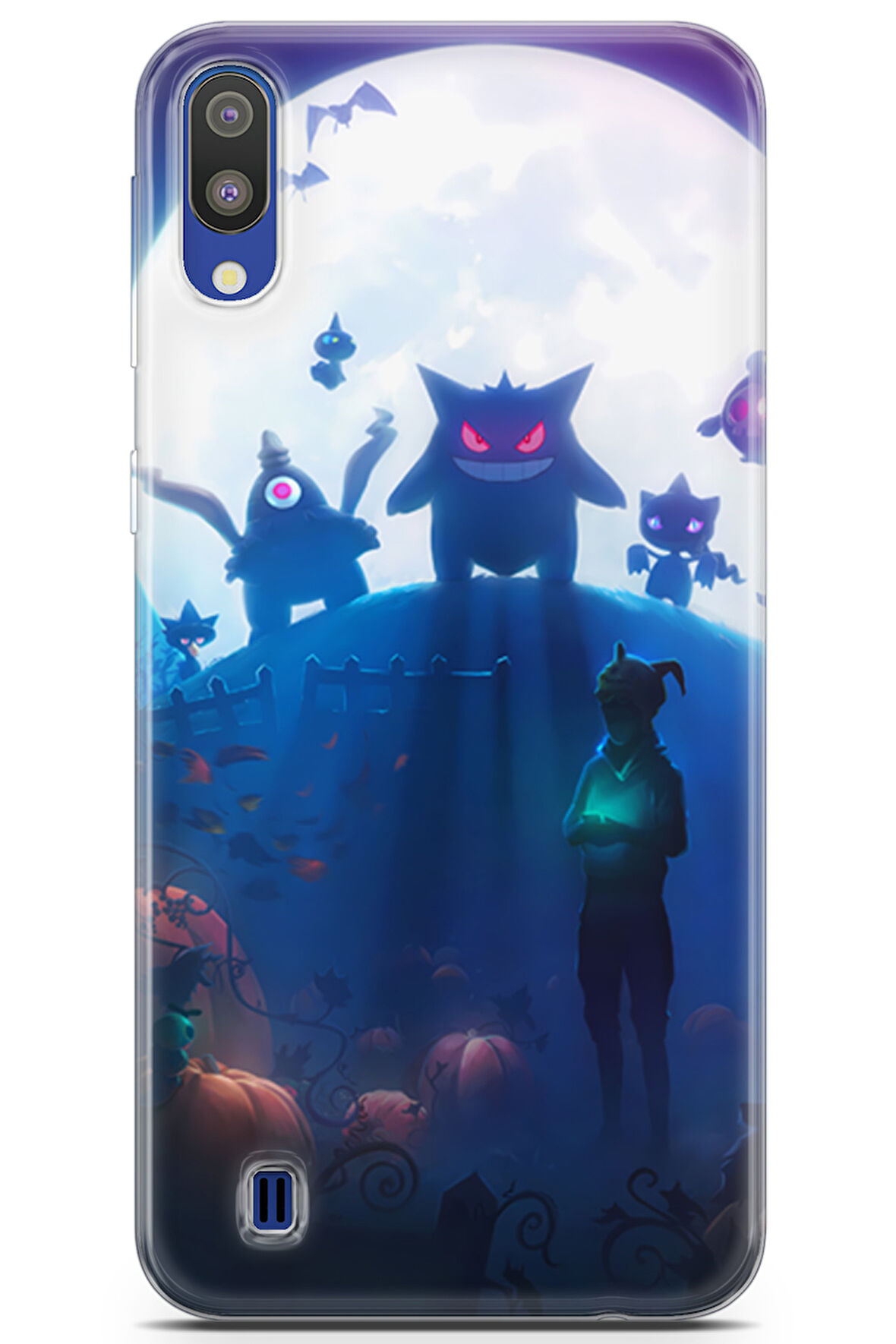 Samsung Galaxy M10 uyumlu Pokemon 12 UV Lans Pokemon Cadılar Bayramı