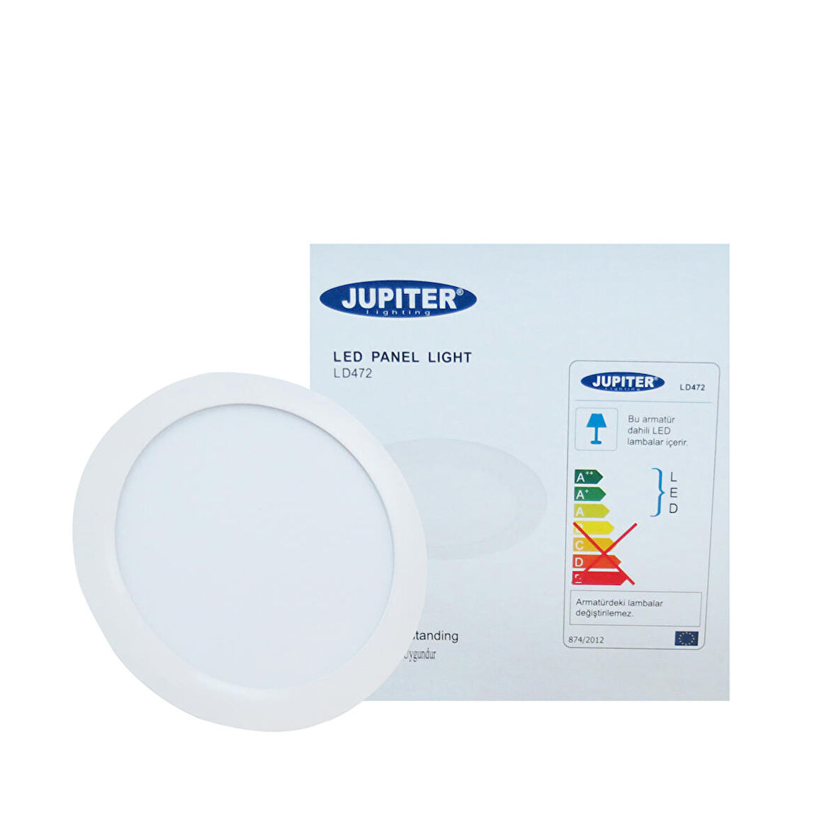 Jüpiter Slim Led Panel 12W 6500K LD472-B865