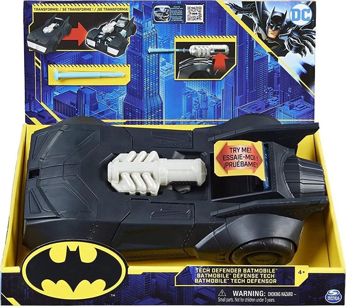 DC 4” Transforming Batmobile