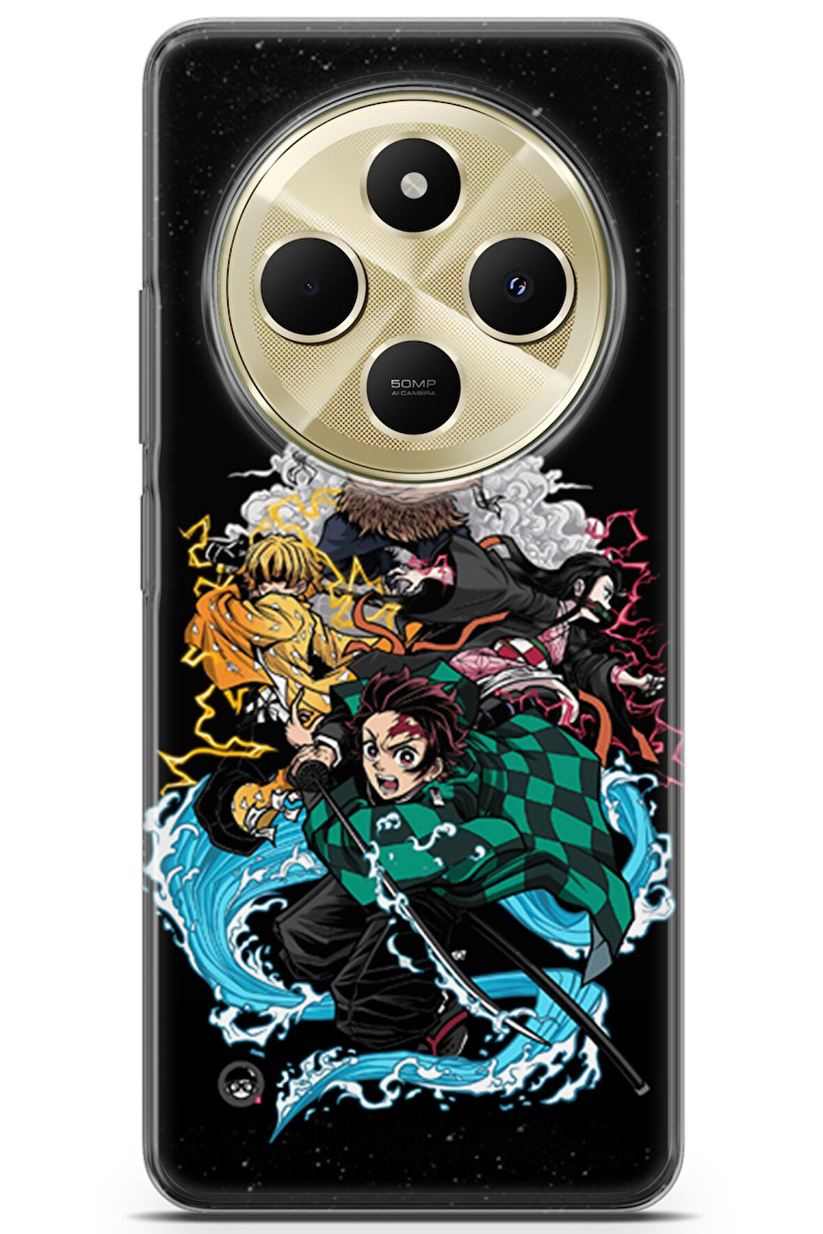Xiaomi Redmi 14C uyumlu Manga 16 TPU Kimetsu No Yaiba