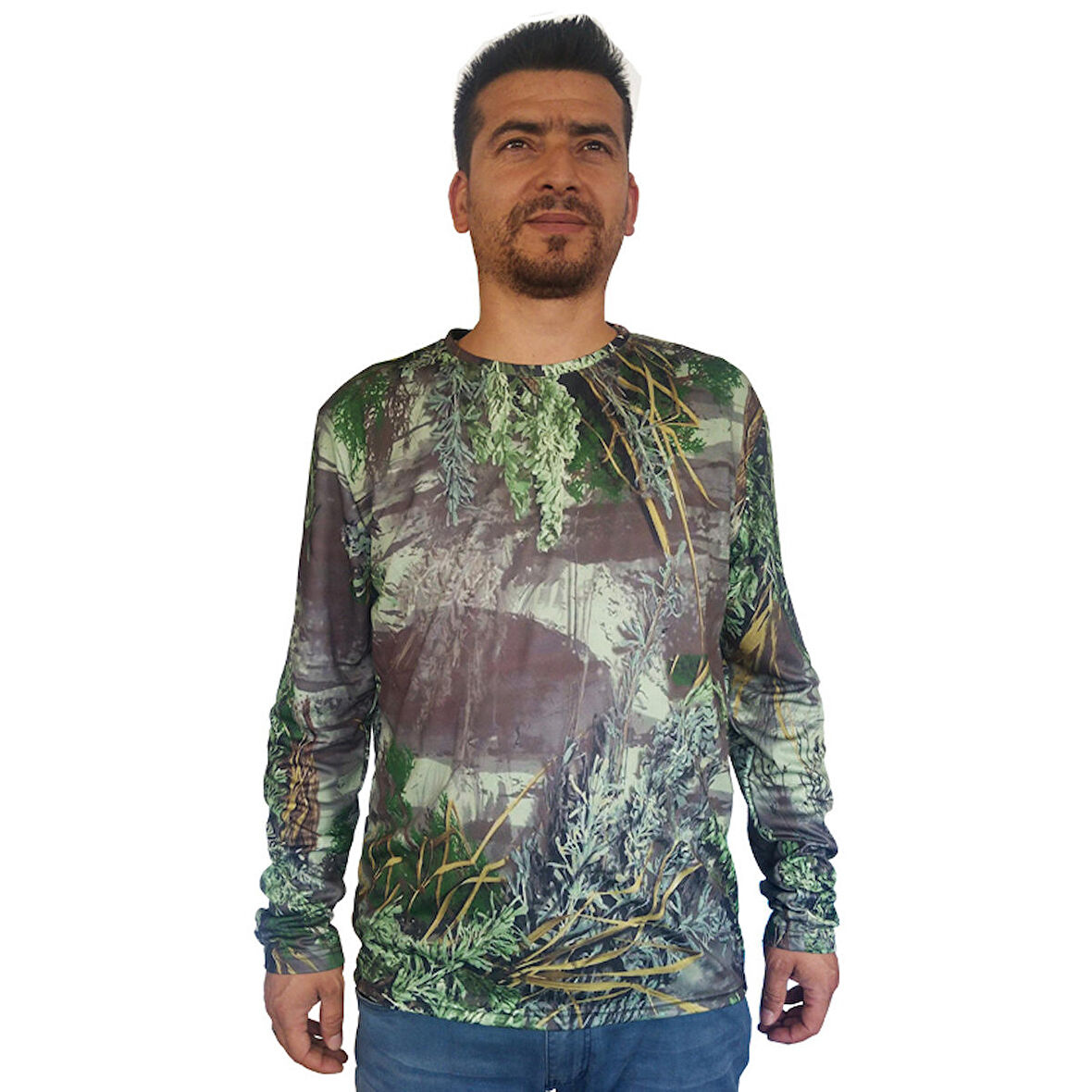 Antler 3D Adaçayı Desenli Micro Sweatshirt