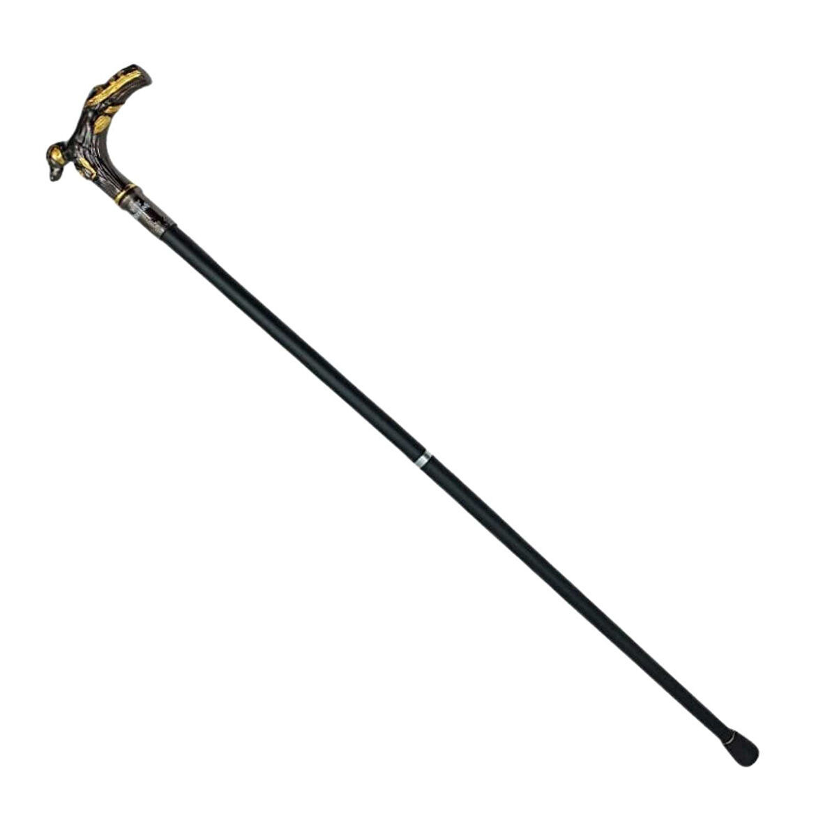 Köpek Başlı Baston - Sterling - 88 cm