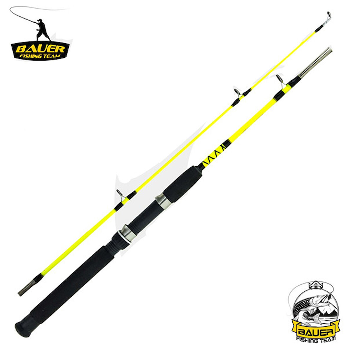 İki Parça Dolgu Olta Kamışı - 240 cm 75/150 gr - Bot Jig - Bauer