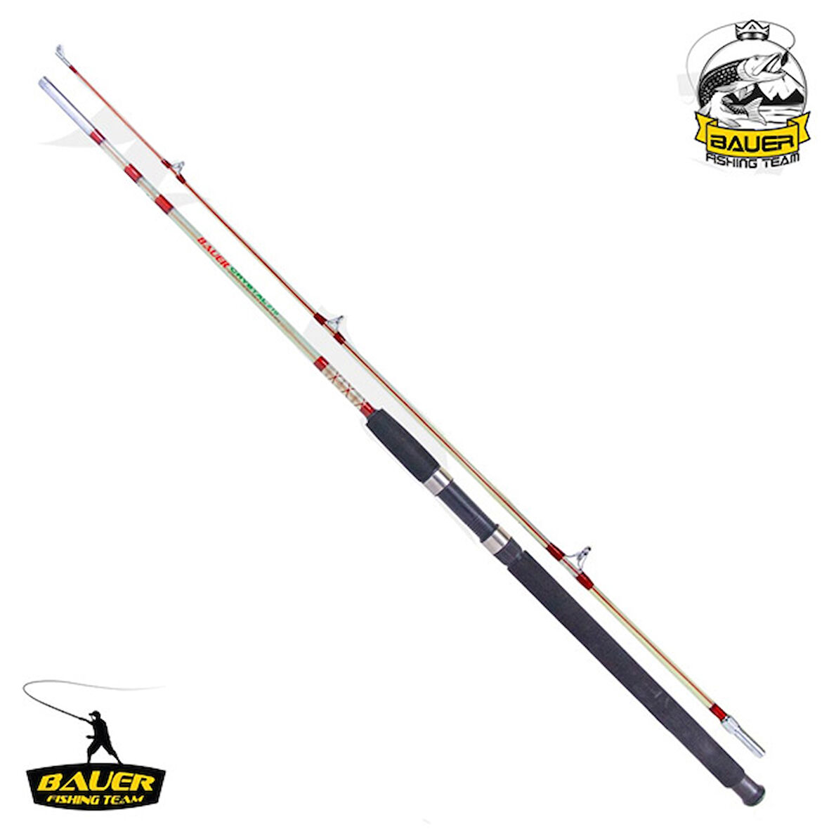 İki Parça Dolgu Olta Kamışı - 120 cm 100/250 gr - Crystal - Bauer