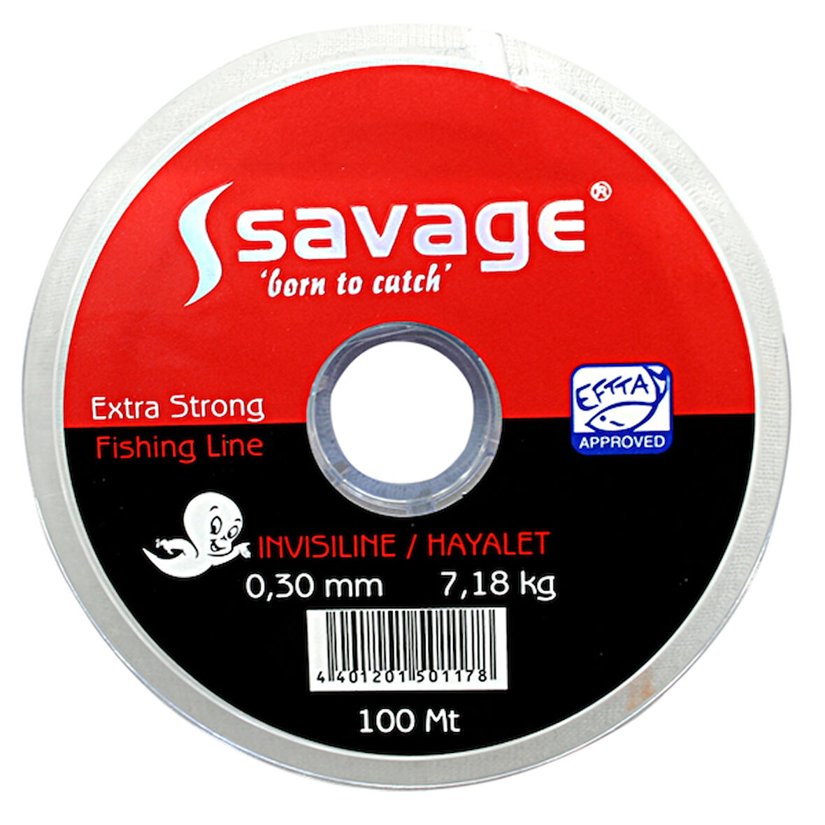 Hayalet Olta Misinası - 100 MT- Savage - 0,18 mm - Sazan, Yayın,Turna, Alabalık