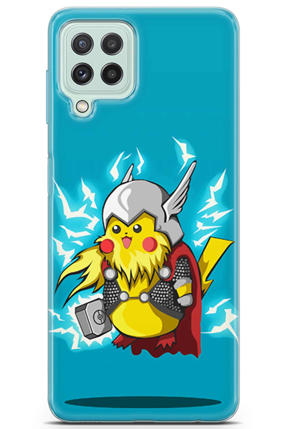 Samsung Galaxy M22 uyumlu Pokemon 10 TPU Thor Pokemon