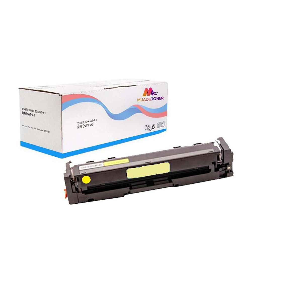 207AHp Color LaserJet Pro M255dw Sarı Muadil Toner  Chipsiz