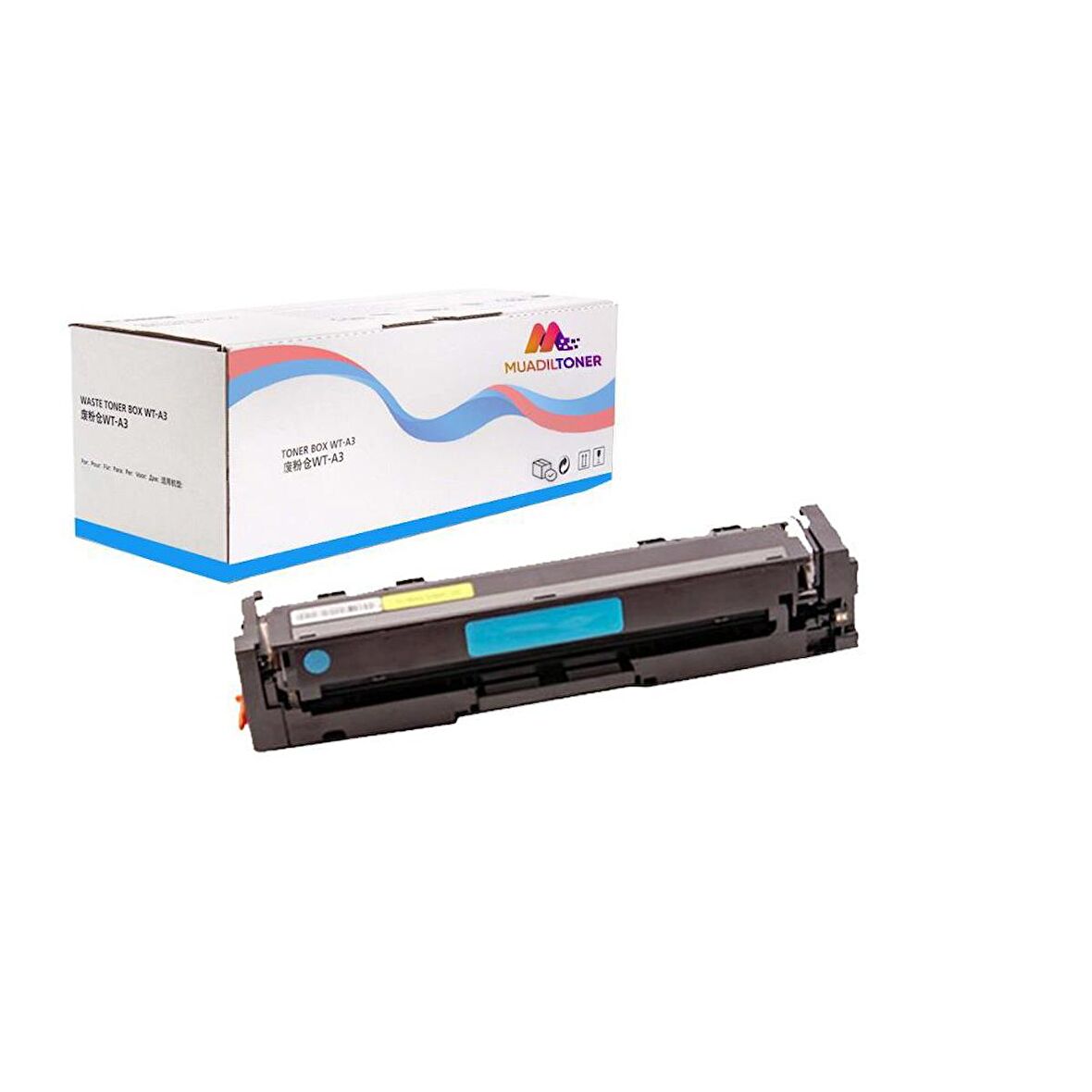207A Hp Color LaserJet Pro MFP M283fdw Mavi Muadil Toner  Chipsiz