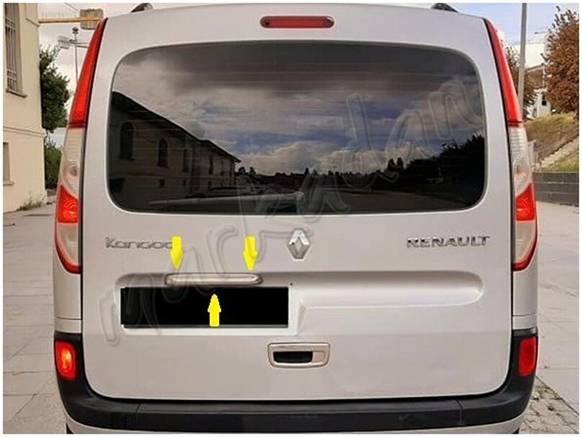 WOC Chrome Renault Kangoo Krom Bagaj Çıtası 2008-2020 Paslanmaz Çelik