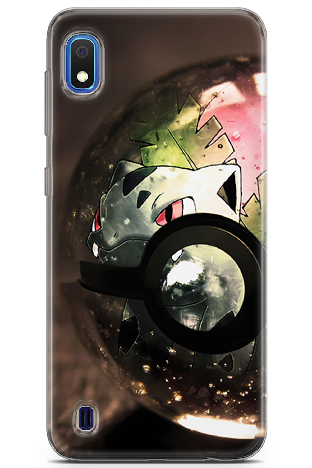 Samsung Galaxy A10 uyumlu Pokemon 15 UV Lans Gümüş Pokemon