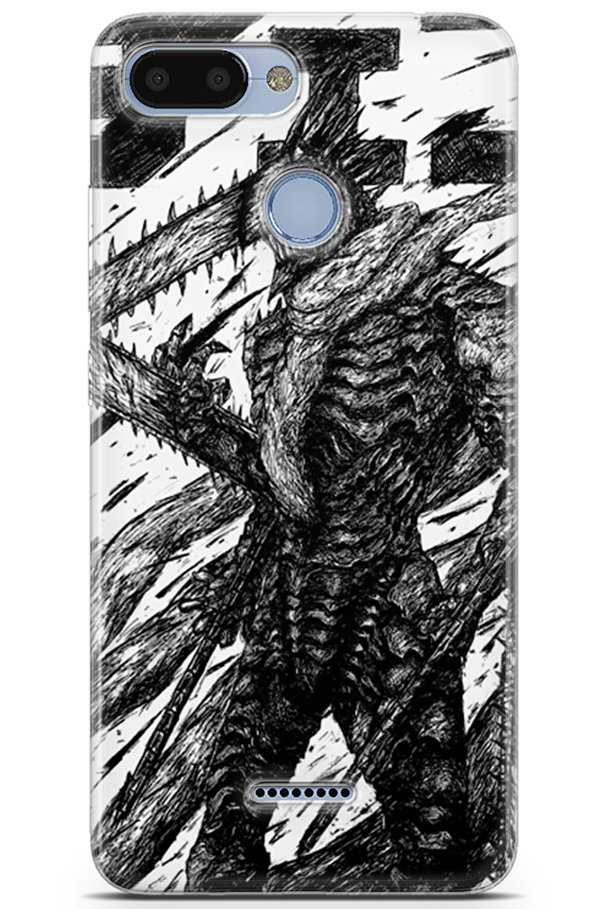 Xiaomi Redmi 6 uyumlu Manga 38 Darbe Emici Chainsaw Denji