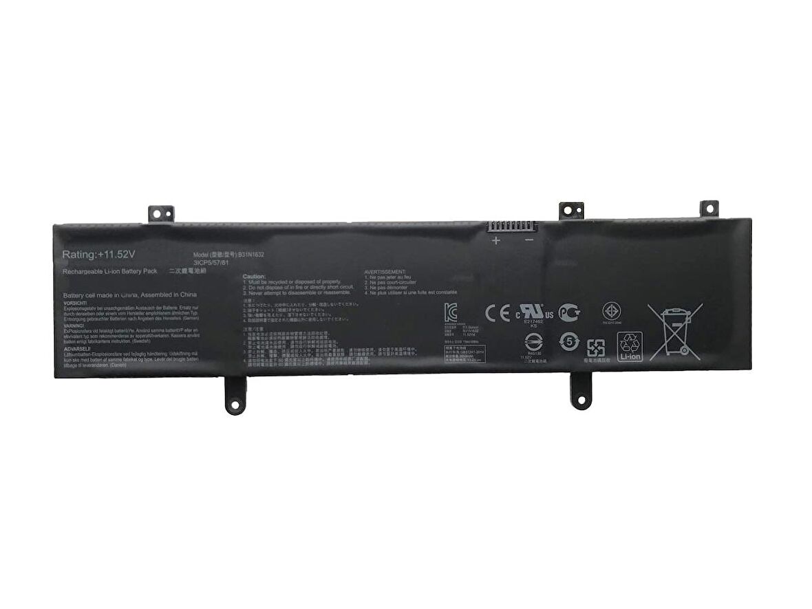 Asus X405U Notebook Batarya Laptop Pil