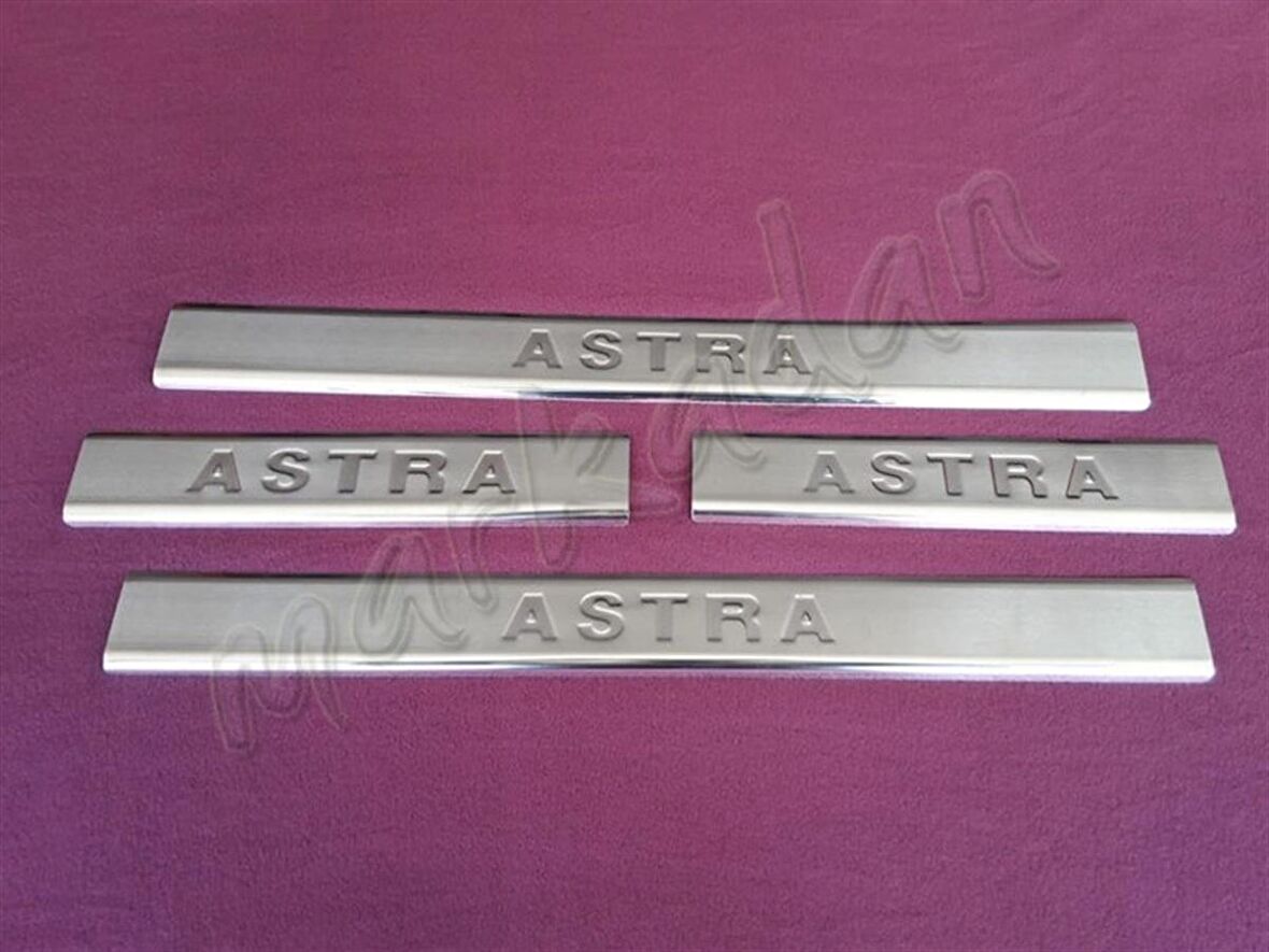 WOC Chrome Opel Astra G Krom Kapı Eşiği 1998-2009 4 Parça Paslanmaz Çelik