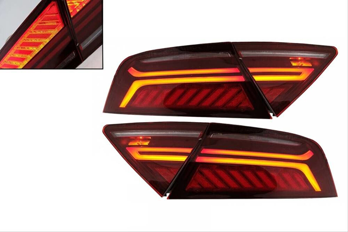 Audi A7 2009-2014 İçin Uyumlu 2017+ Facelift Led Stop