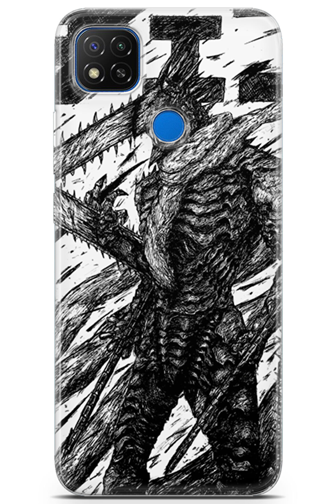 Xiaomi Redmi 9C uyumlu Manga 38 HD Kapak Chainsaw Denji
