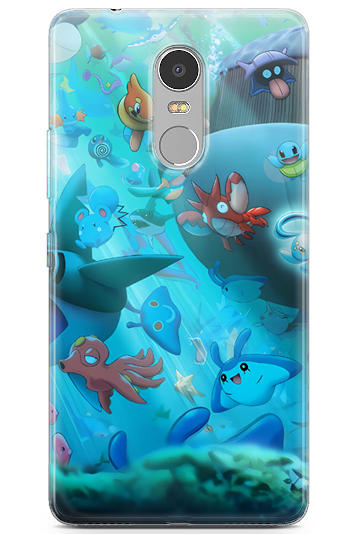 Lenovo K6 Note uyumlu Pokemon 20 Silikon Kapak Pokemon Sualtı