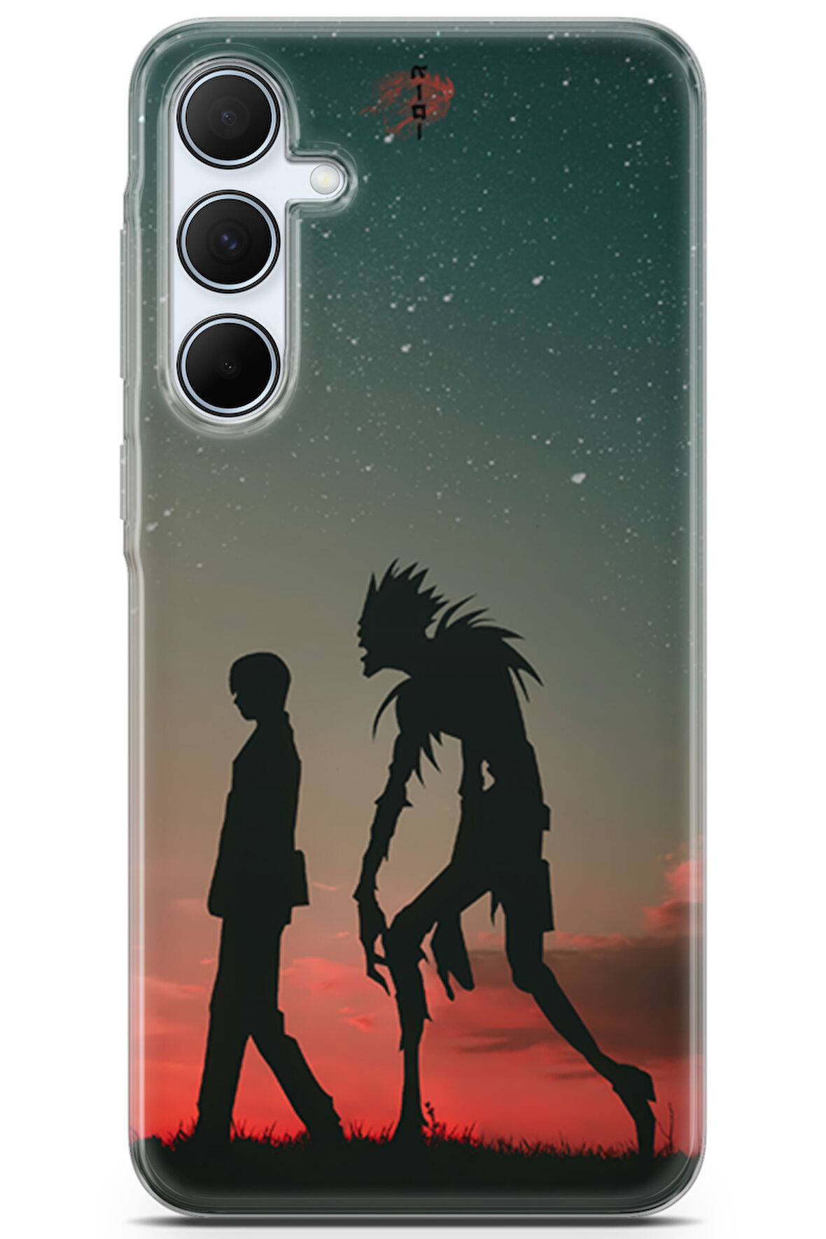 Samsung Galaxy A35 5G uyumlu Manga 15 UV Silikon Death Note Gece