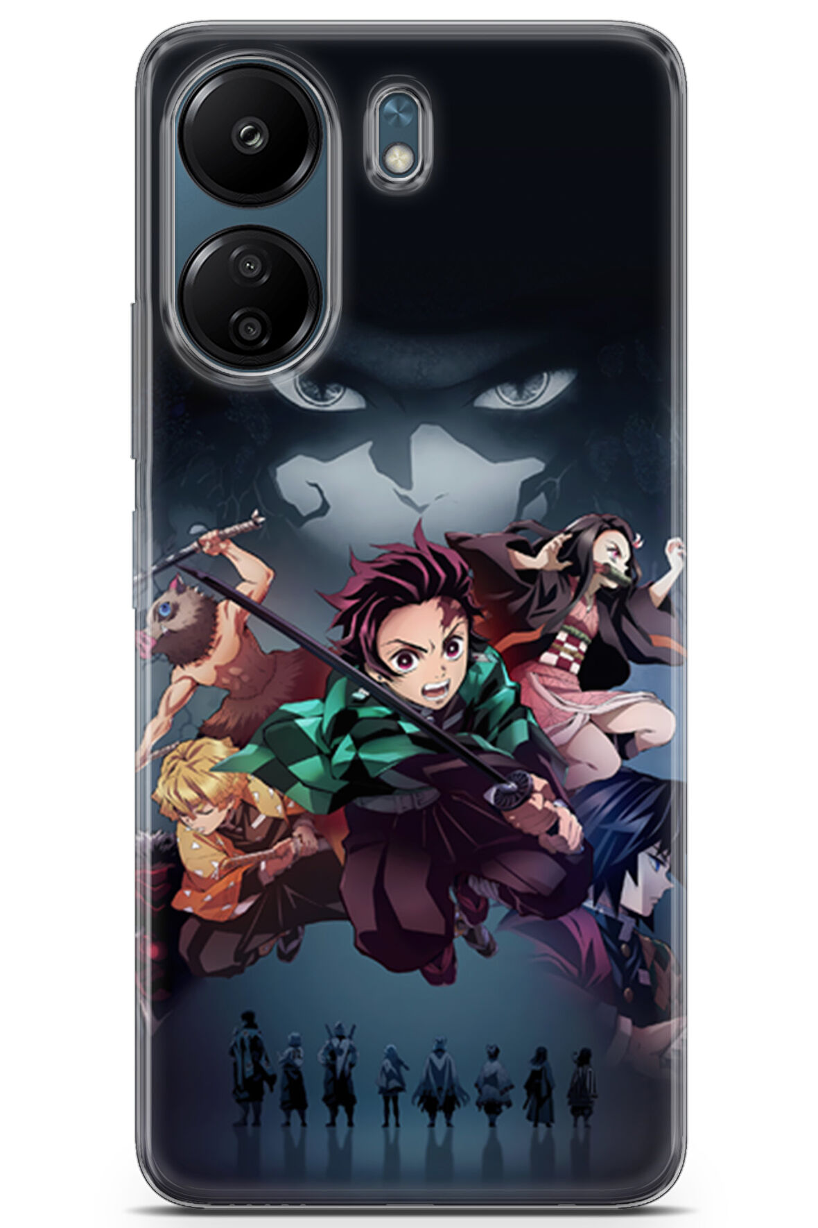 Xiaomi Redmi 13c uyumlu Anime 6 Koruma Kılıfı Demon Slayer II