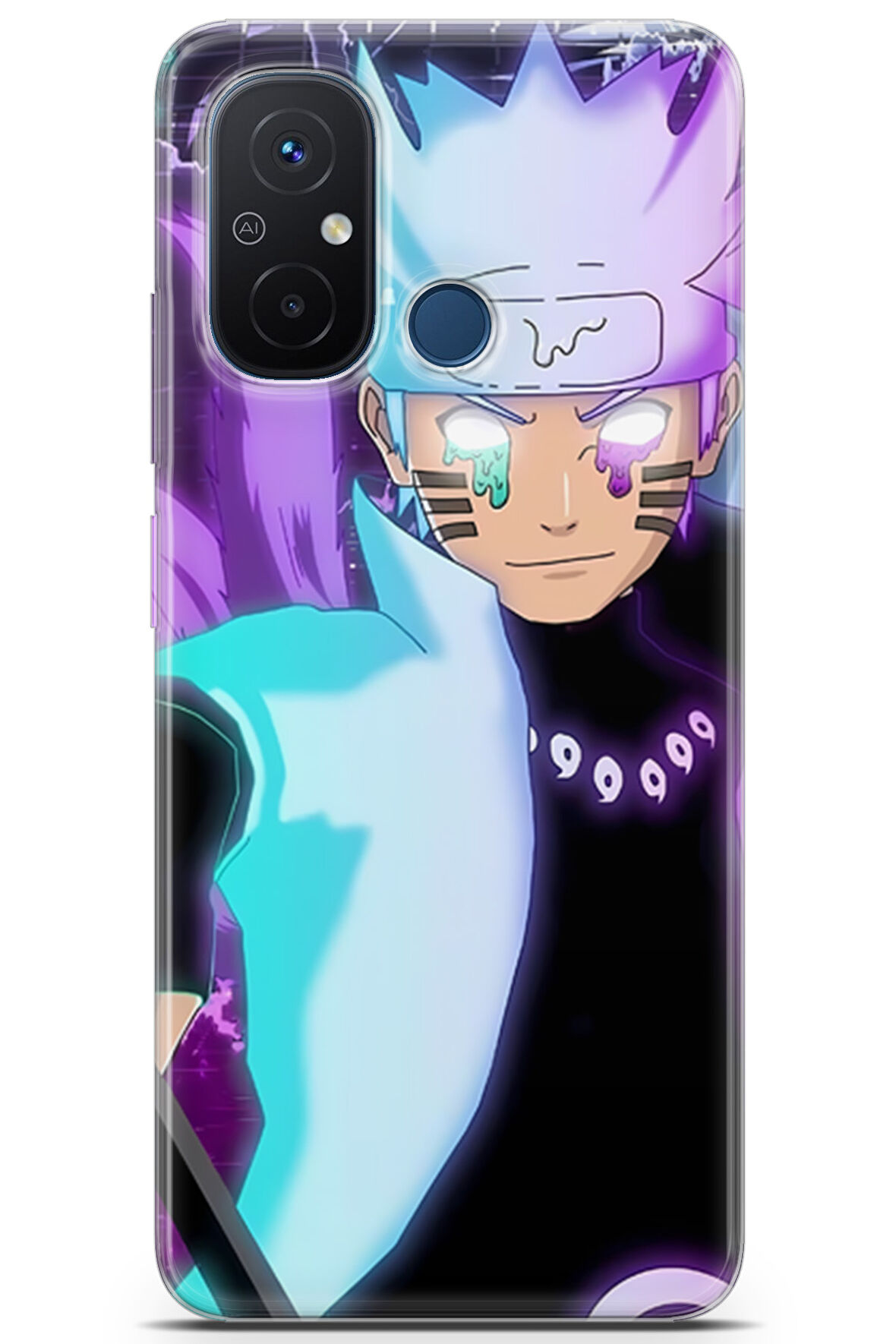 Xiaomi Redmi 12c uyumlu Anime 17 HD Baskı Naruto Uzumaki