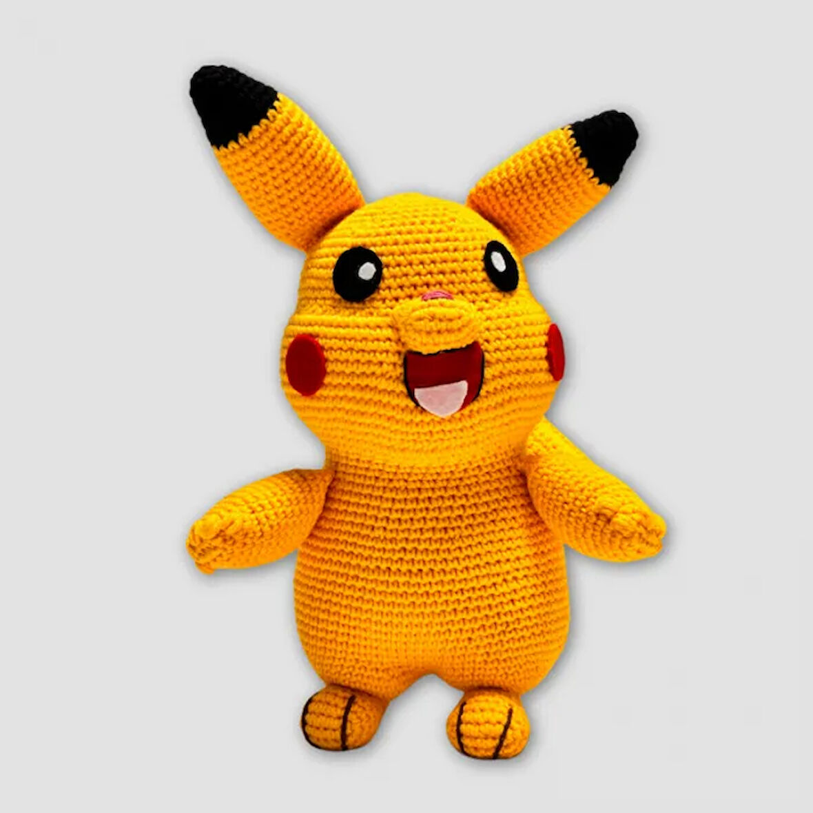 Uretti - Hayriye 3480 El Yapımı Pokemon Pikachu 25Cm
