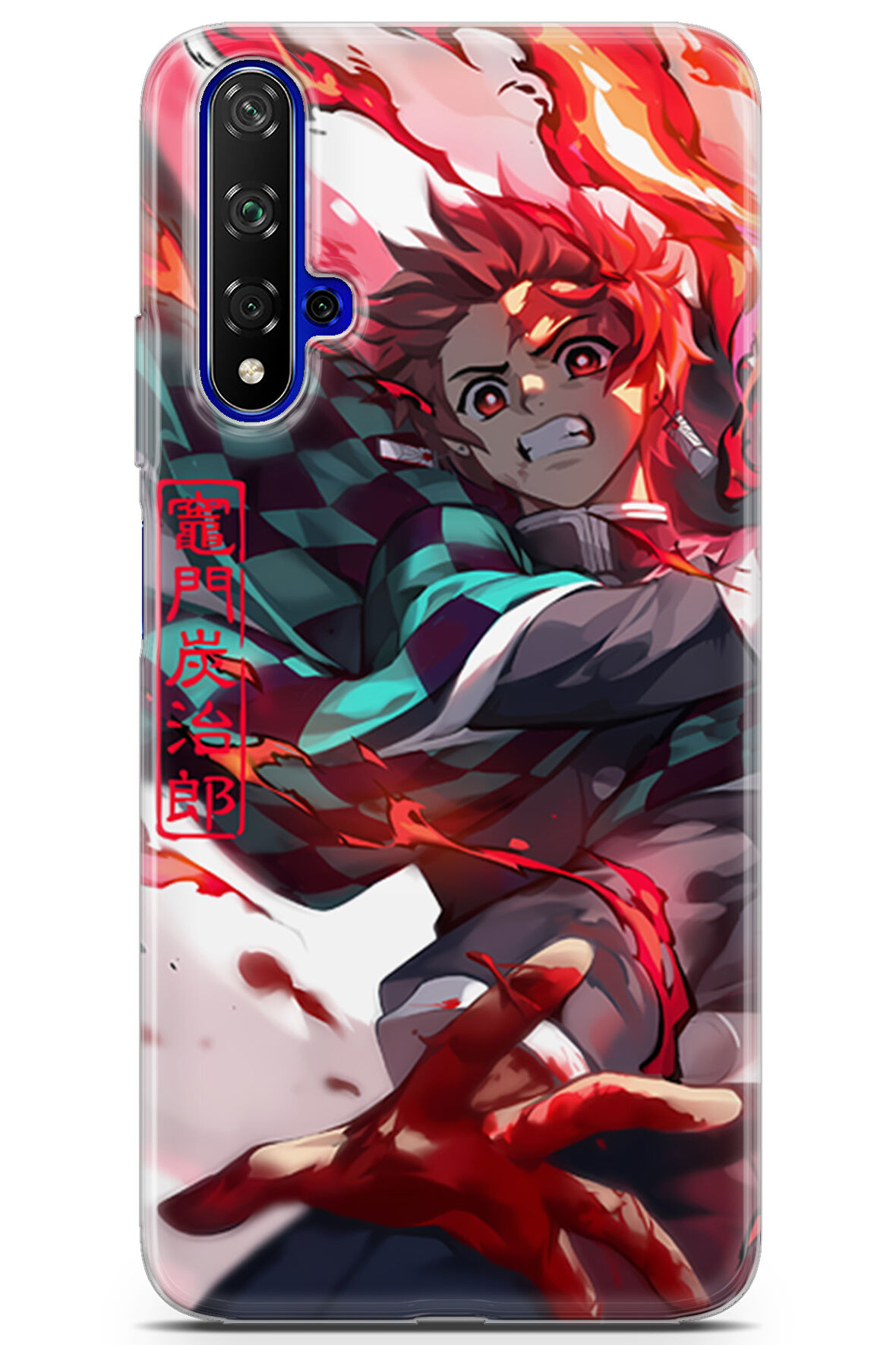 Huawei Nova 5t uyumlu Anime 19 UV Kapak Kimetsu No Yaiba