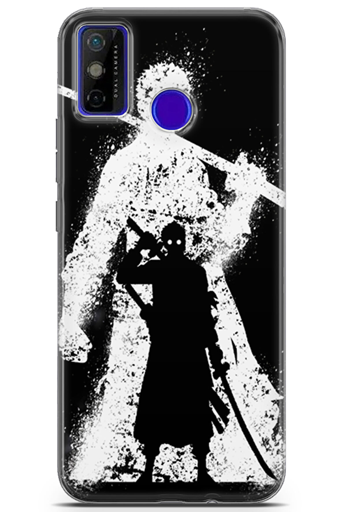 Tecno Spark 6 GO uyumlu Manga 5 Şeffaf Zoro One Piece