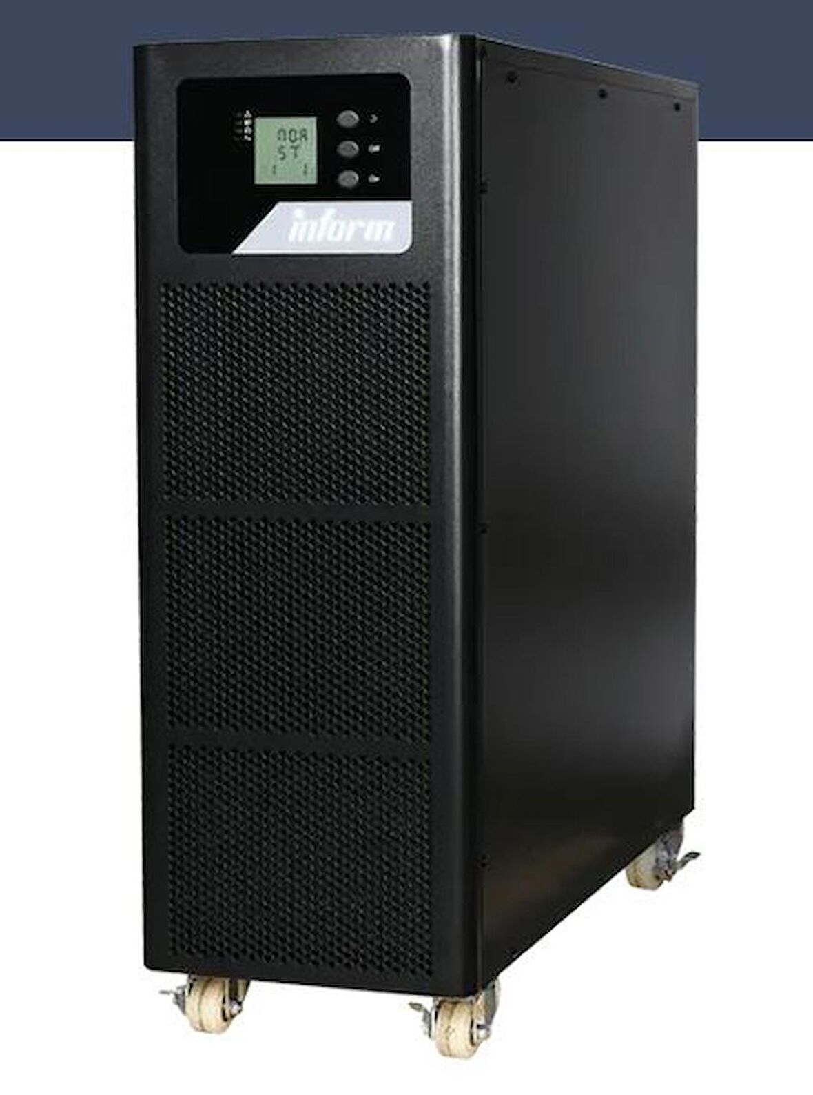 INFORM STARK 10KVA 3F/3F LCD ONLINE UPS (TRIFAZE) KESİNTİSİZ GÜÇ KAYNAĞI 6/14DK (16X9AH)
