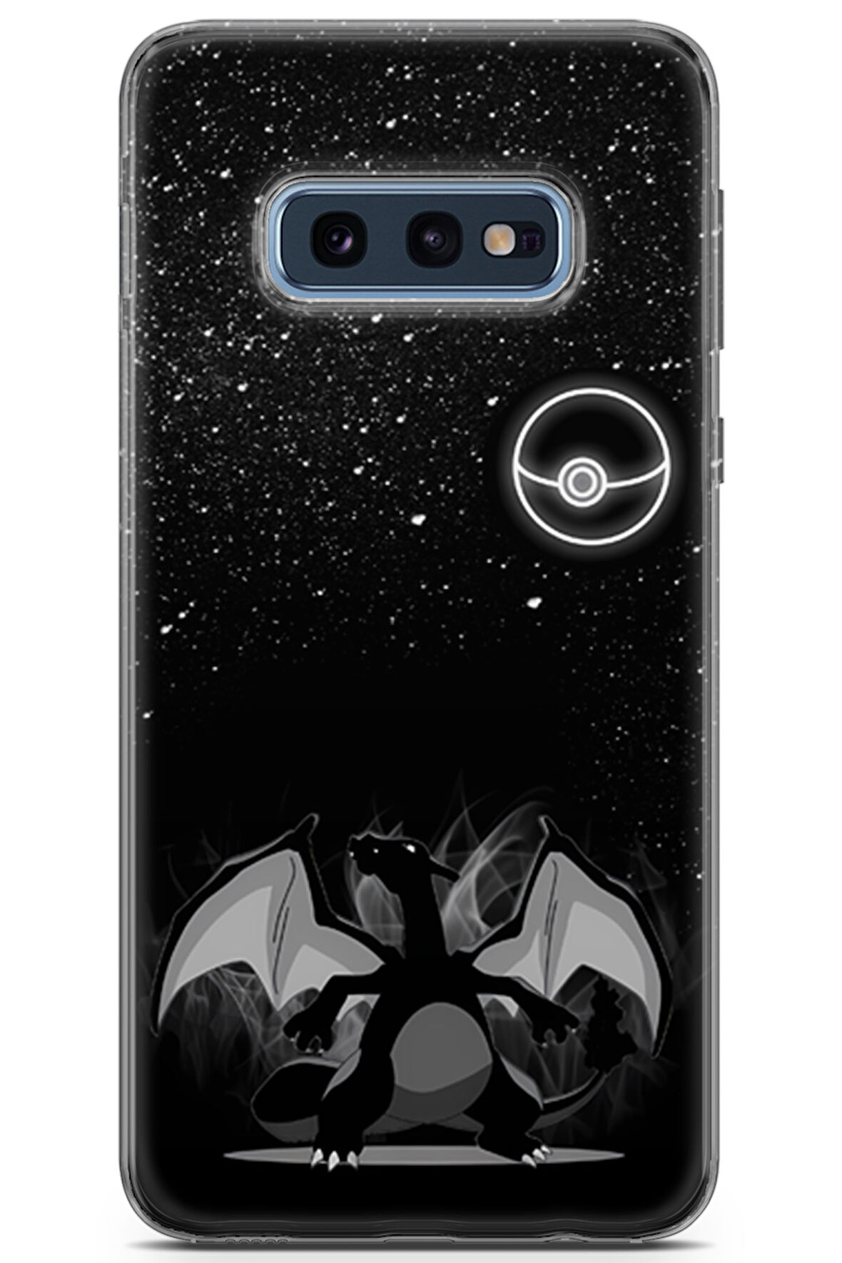 Samsung Galaxy S10E uyumlu Pokemon 38 UV Lans Charizard Pokemon