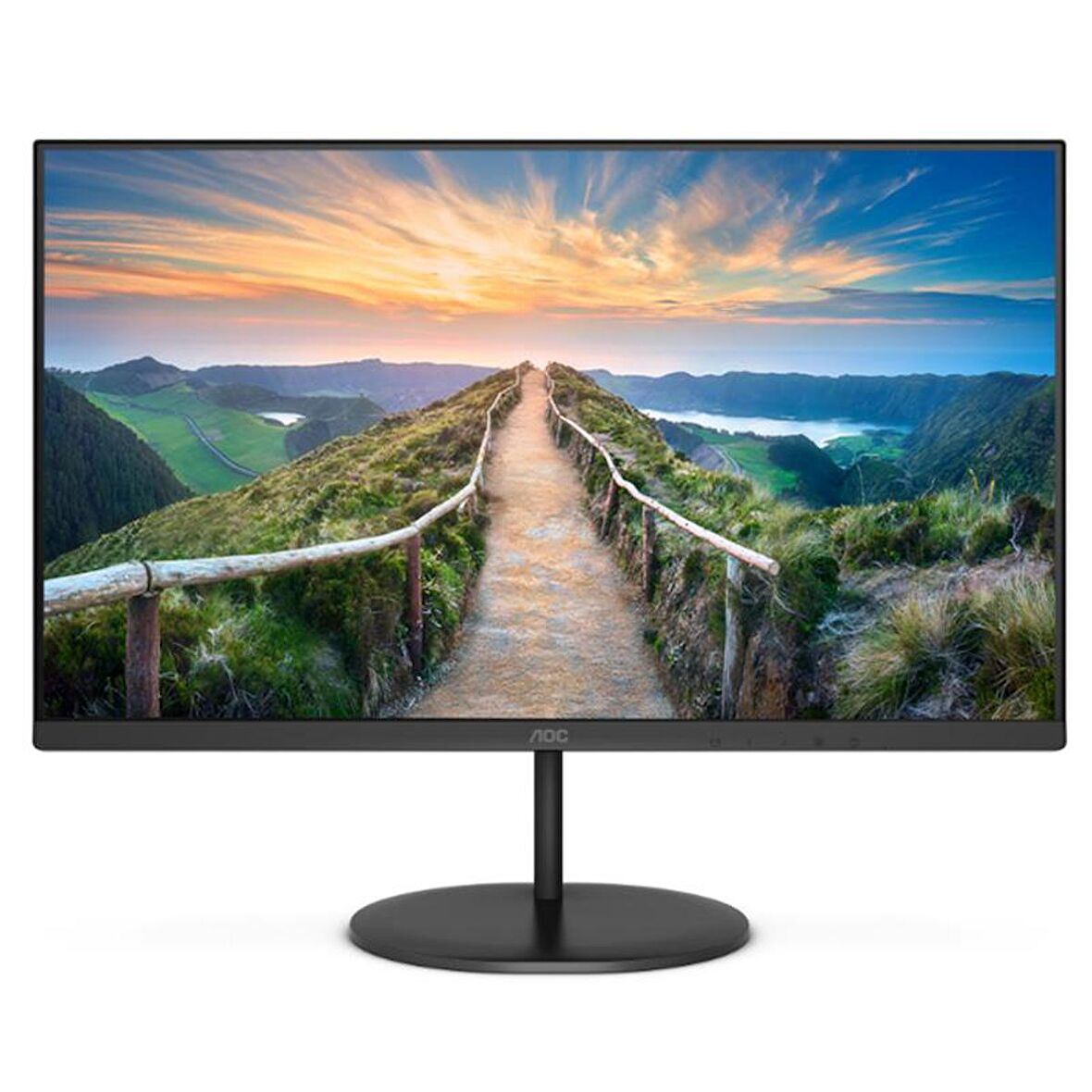27 AOC Q27V4EA 1MS 100MHZ 1XHDMI 1XDP QHD 2560X1440 HOPARLÖR ÇERÇEVESİZ FLICKER-FREE VESA SİYAH