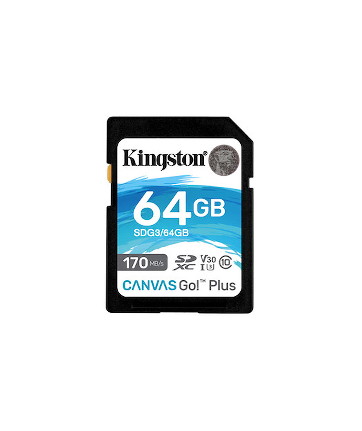 Kingston 64Gb Sdxc Canvas Go Plus 170R C10 UhsI U3 V30