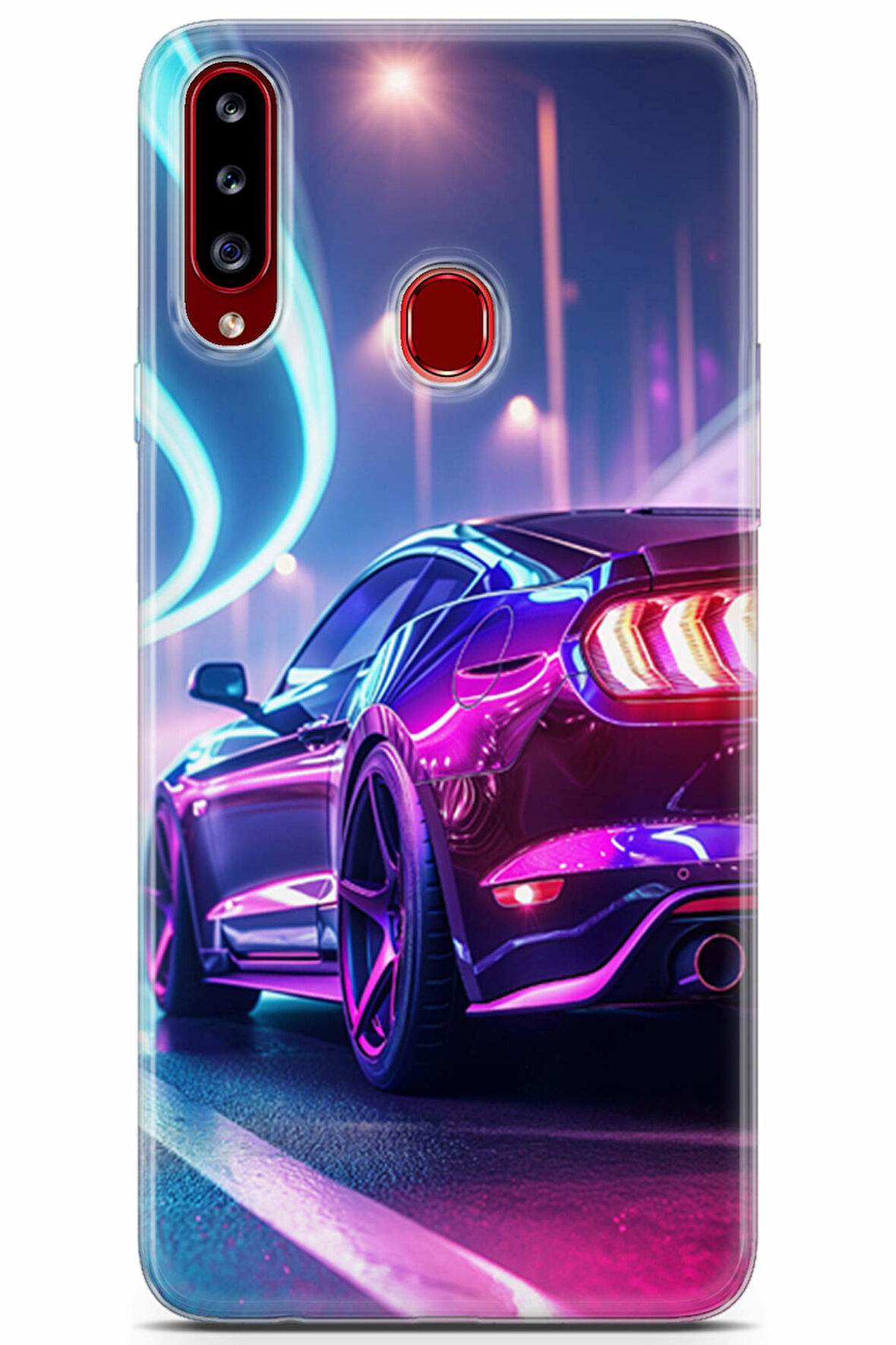 Samsung Galaxy A20S uyumlu Otomoto 9 HD Koruma Mustang Neon