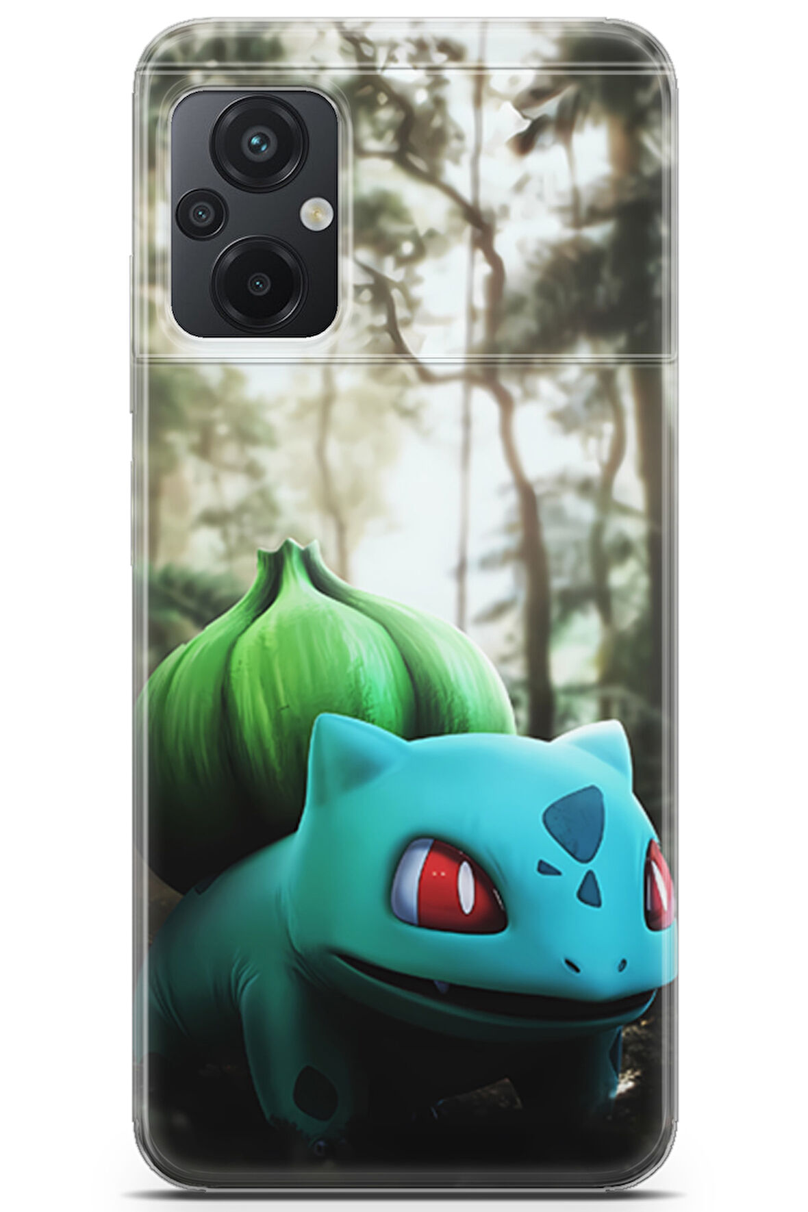 Xiaomi Poco M5 uyumlu Pokemon 21 4K Kapak Bulbasaur