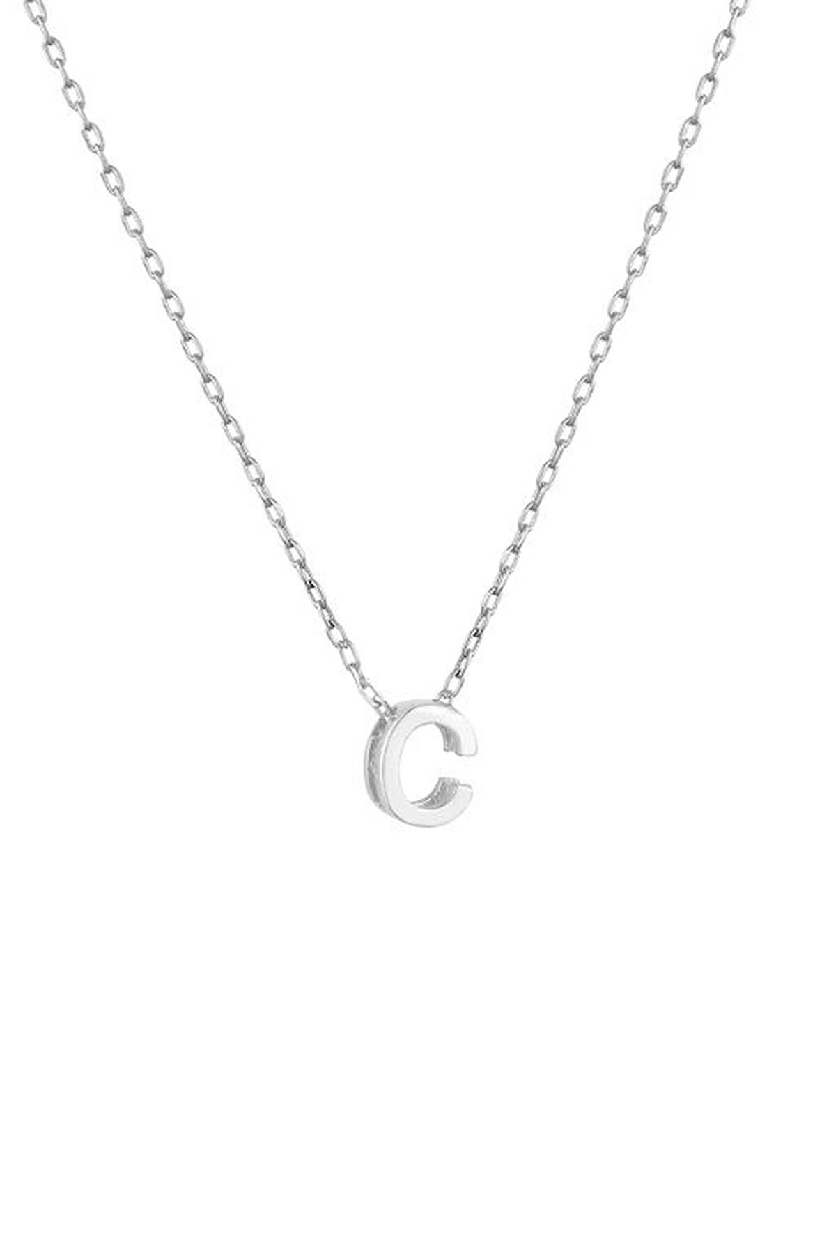 Kadın Mini C Harfli Kolye  | undefined