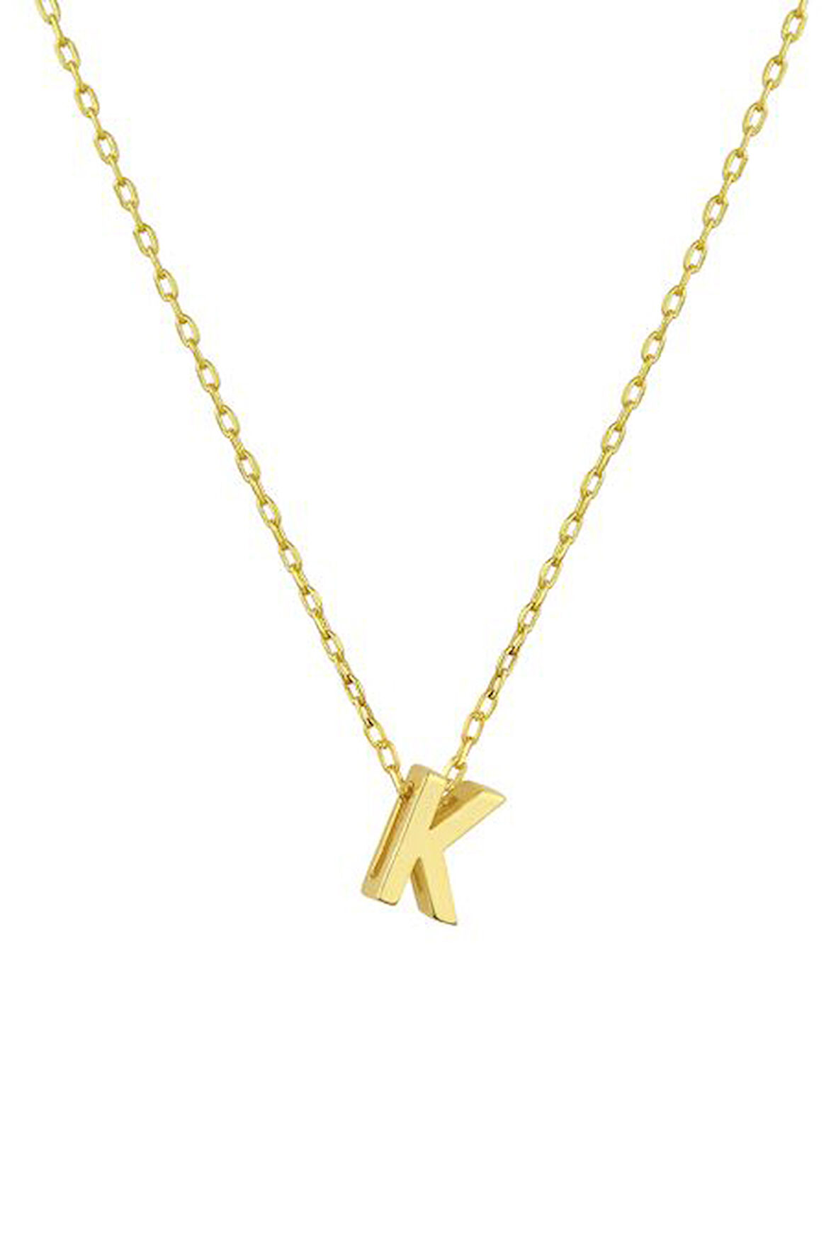 Kadın Mini K Harfli Kolye | undefined