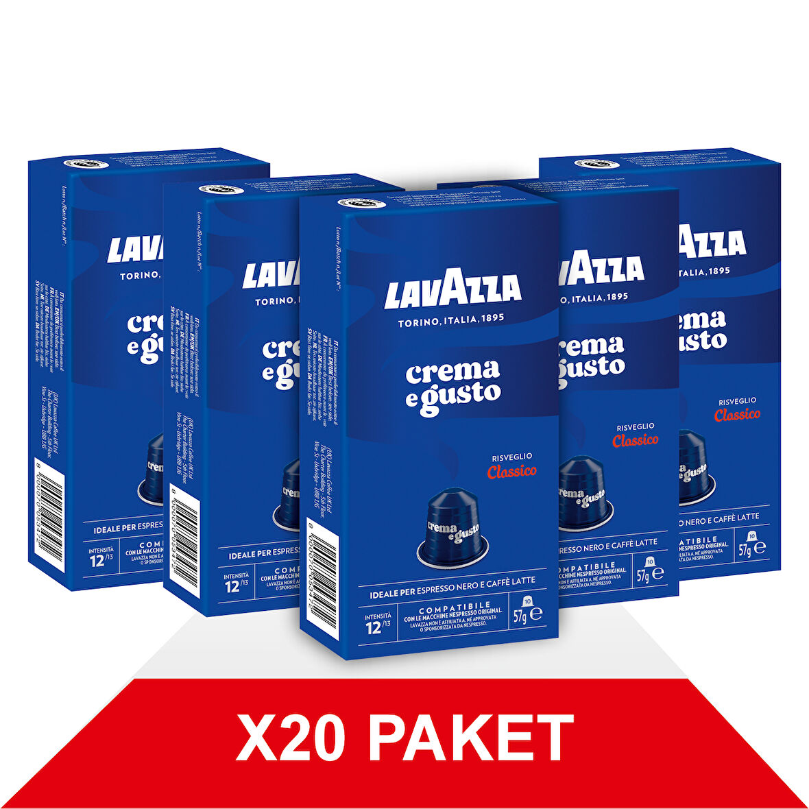 Crema e Gusto 56gr Nespresso® Uyumlu Alüminyum Kapsül x20