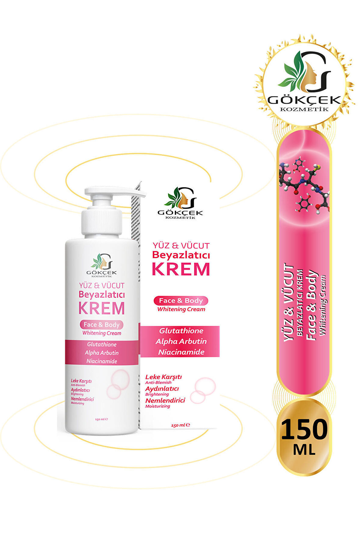 Yüz ve Vücut Cilt Beyazlatıcı Krem