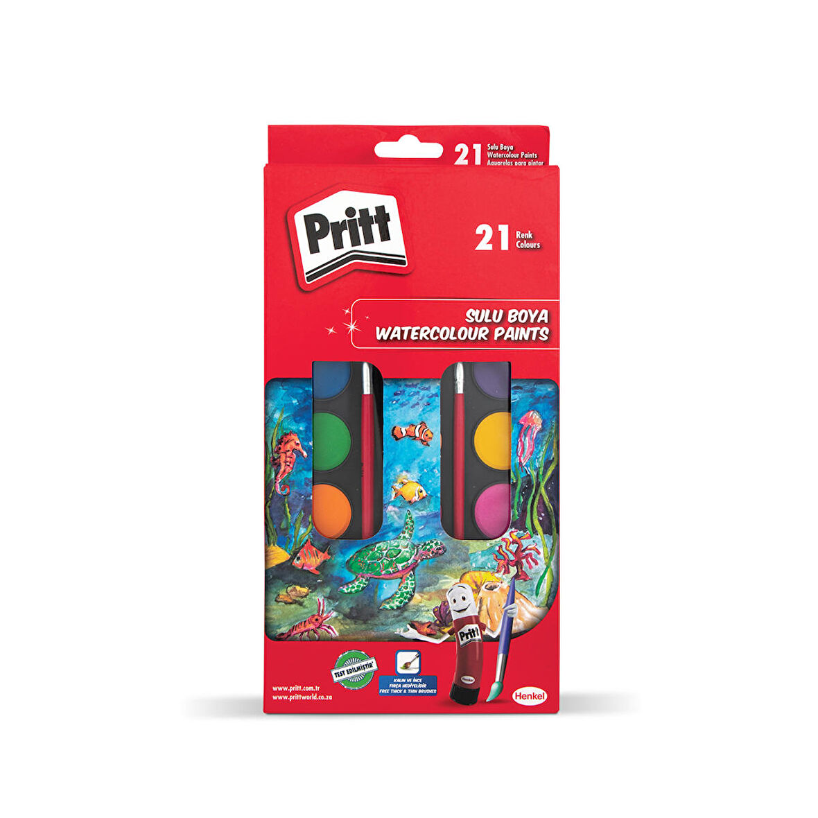 Pritt Sulu Boya Büyük Boy 21 Renk