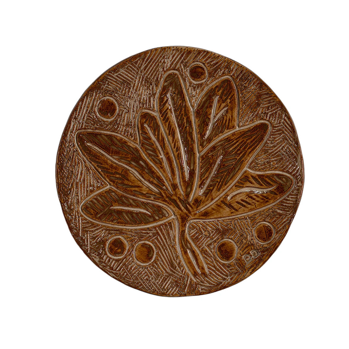 Seramik Tabak (Duvar Süsü, 17 cm)