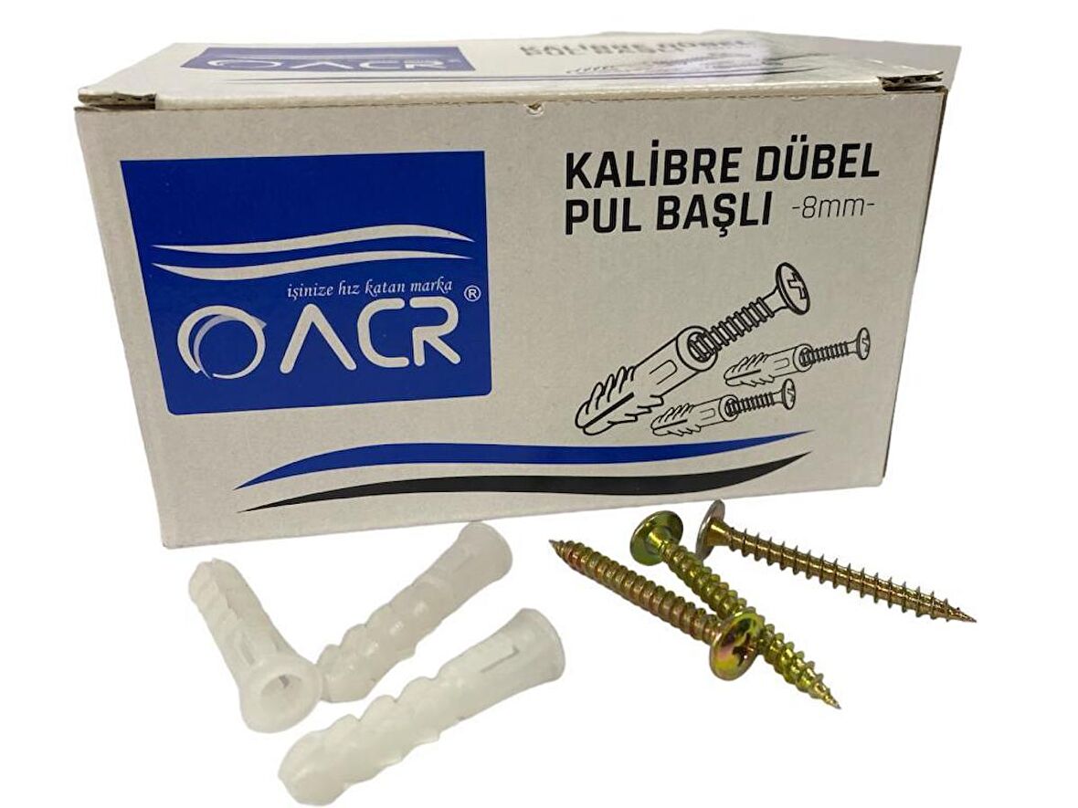 ACR 8 mm Kalibre Dubel 100 Adet 