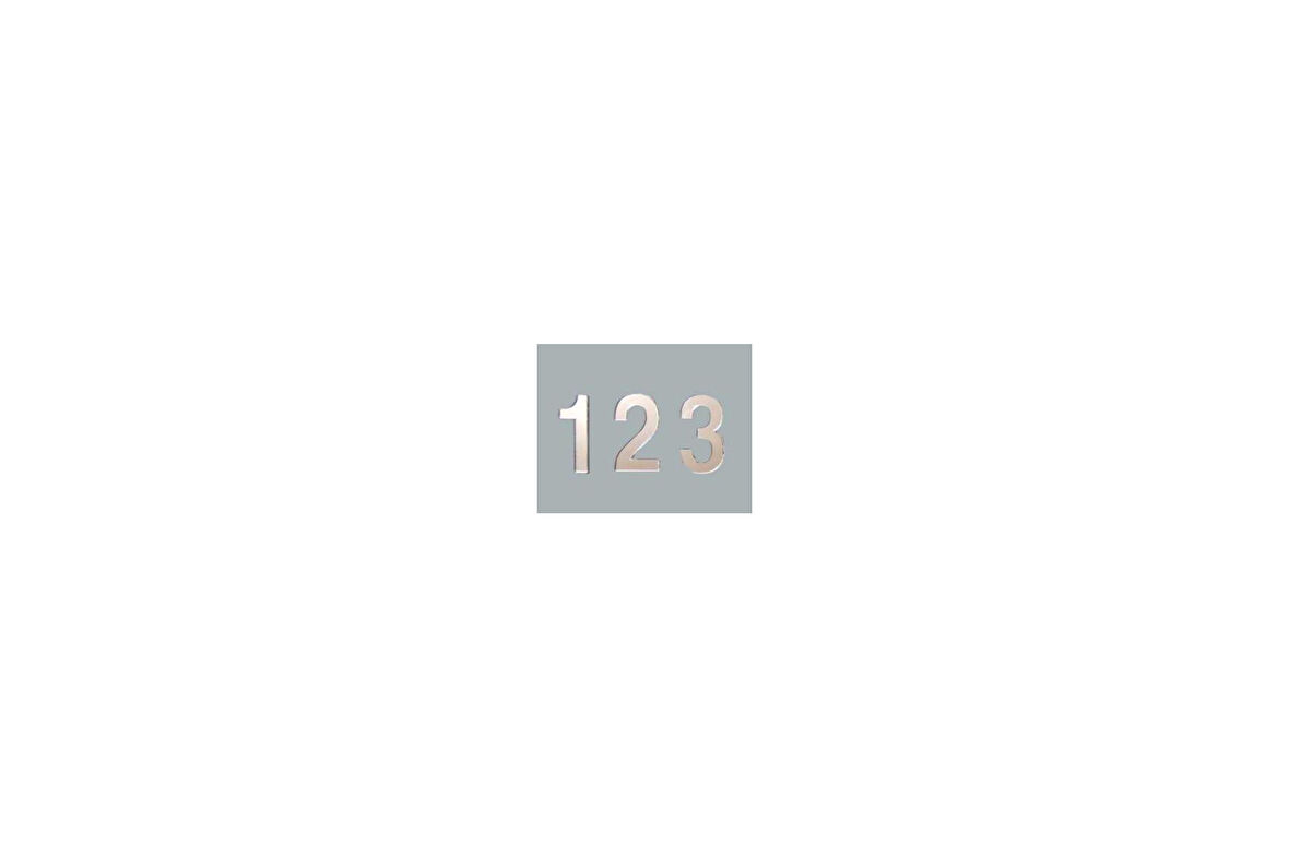 RAKAM AYNA PLEKSİ 4 CM-KL:2 RAKAM 10 ADET