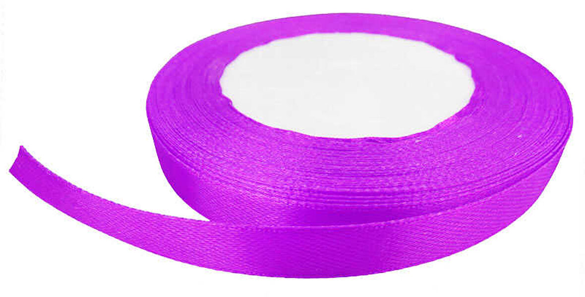 KURDELA SATEN LİLA 6 MM 250 Yard 1 ADET