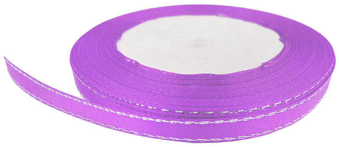 KURDELA SİMLİ SATEN LİLA 6 MM 23 MT 1 ADET