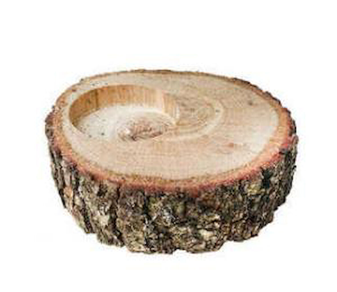 AĞAÇ KÜTÜK TEALİGHT MUMLUK OVAL BÜYÜK 1 ADET